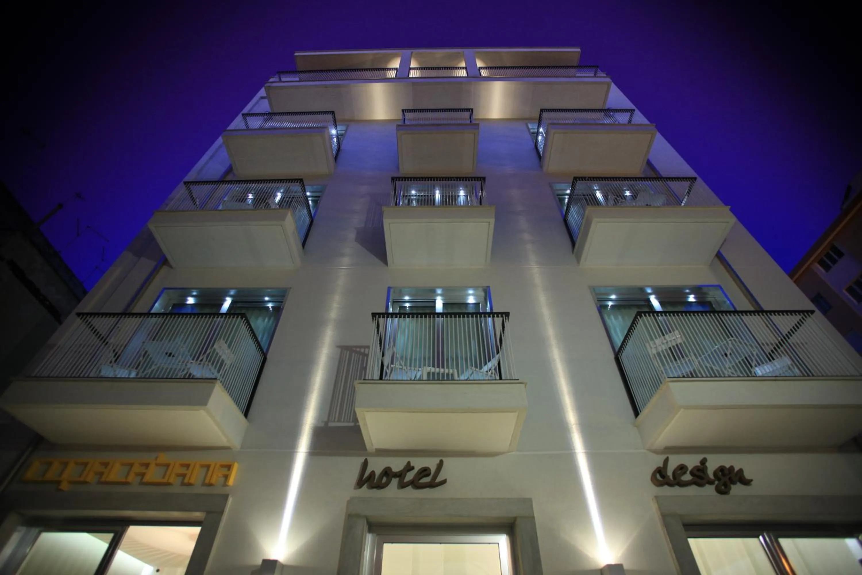 Facade/entrance in Copacabana Hotel Design