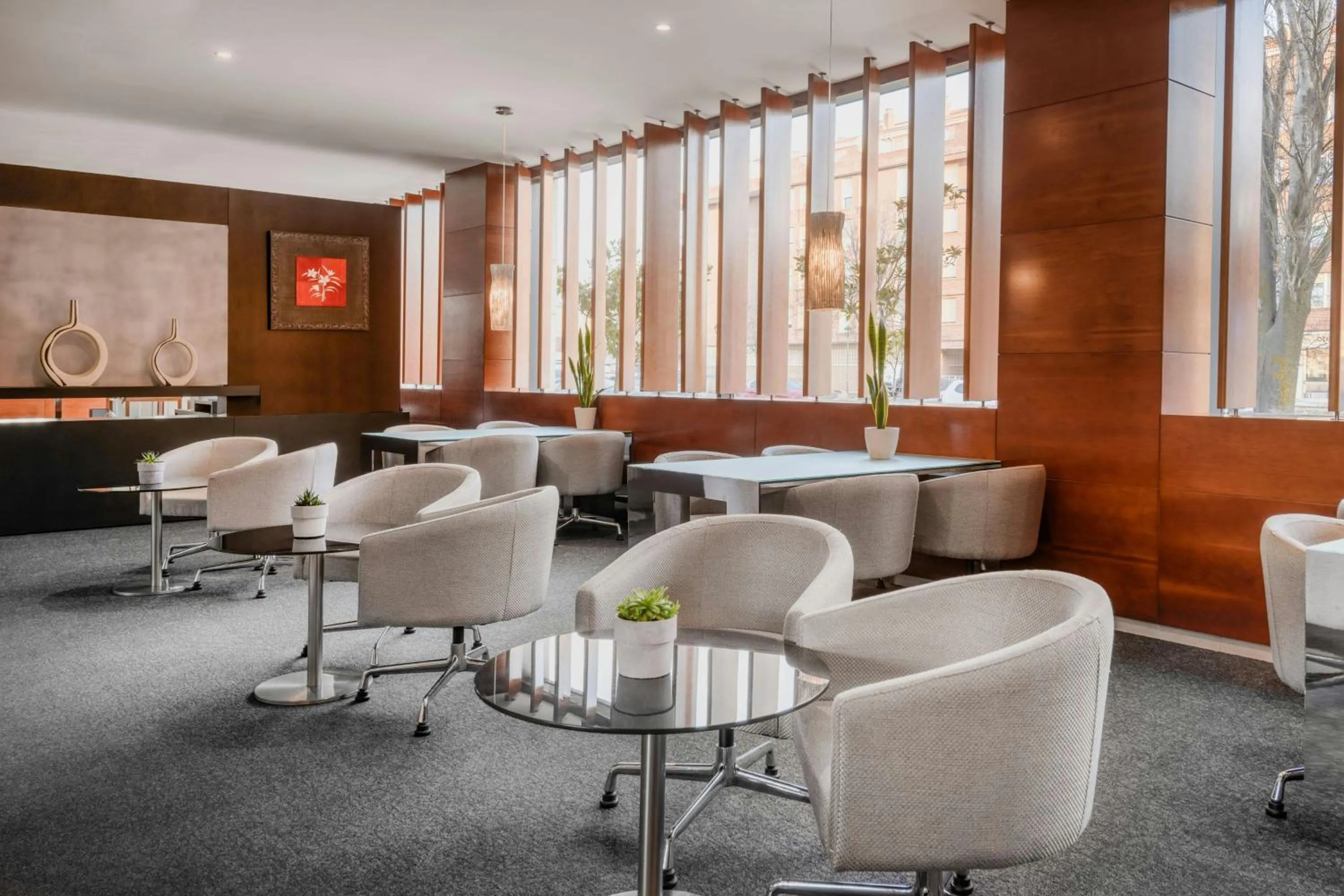 Lounge or bar in AC Hotel Palencia by Marriott