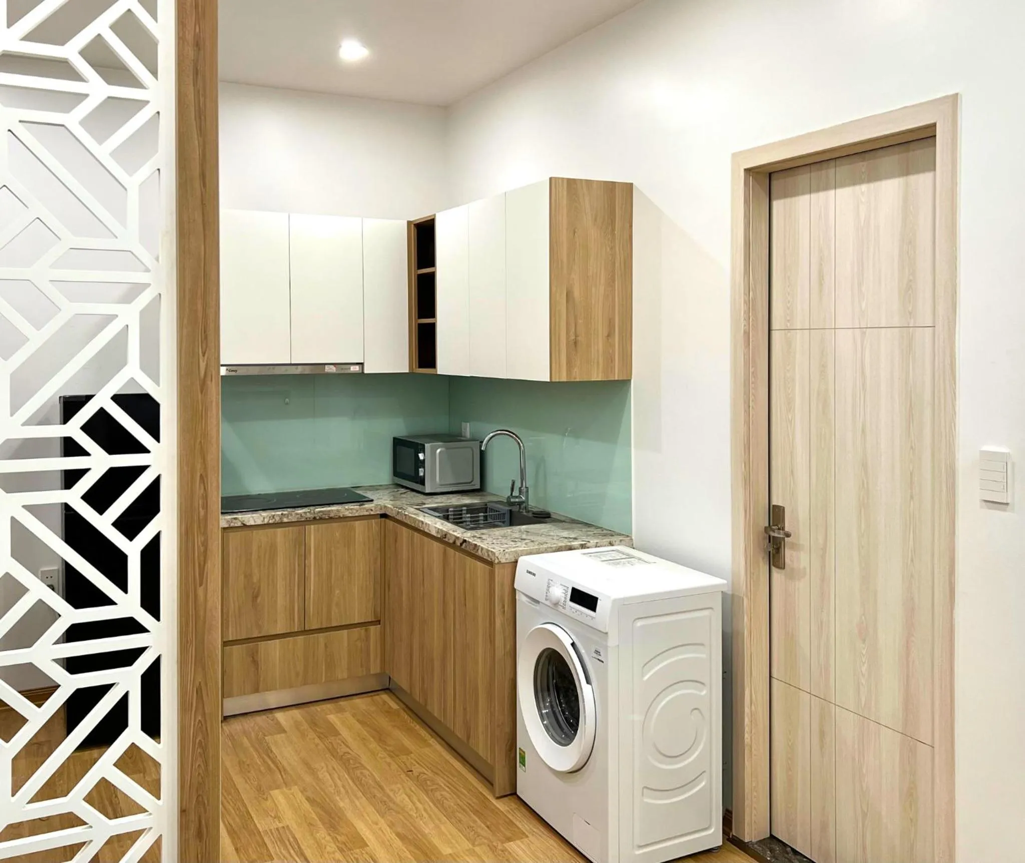 Kitchen or kitchenette in Merci Vinhomes Marina Hai Phong