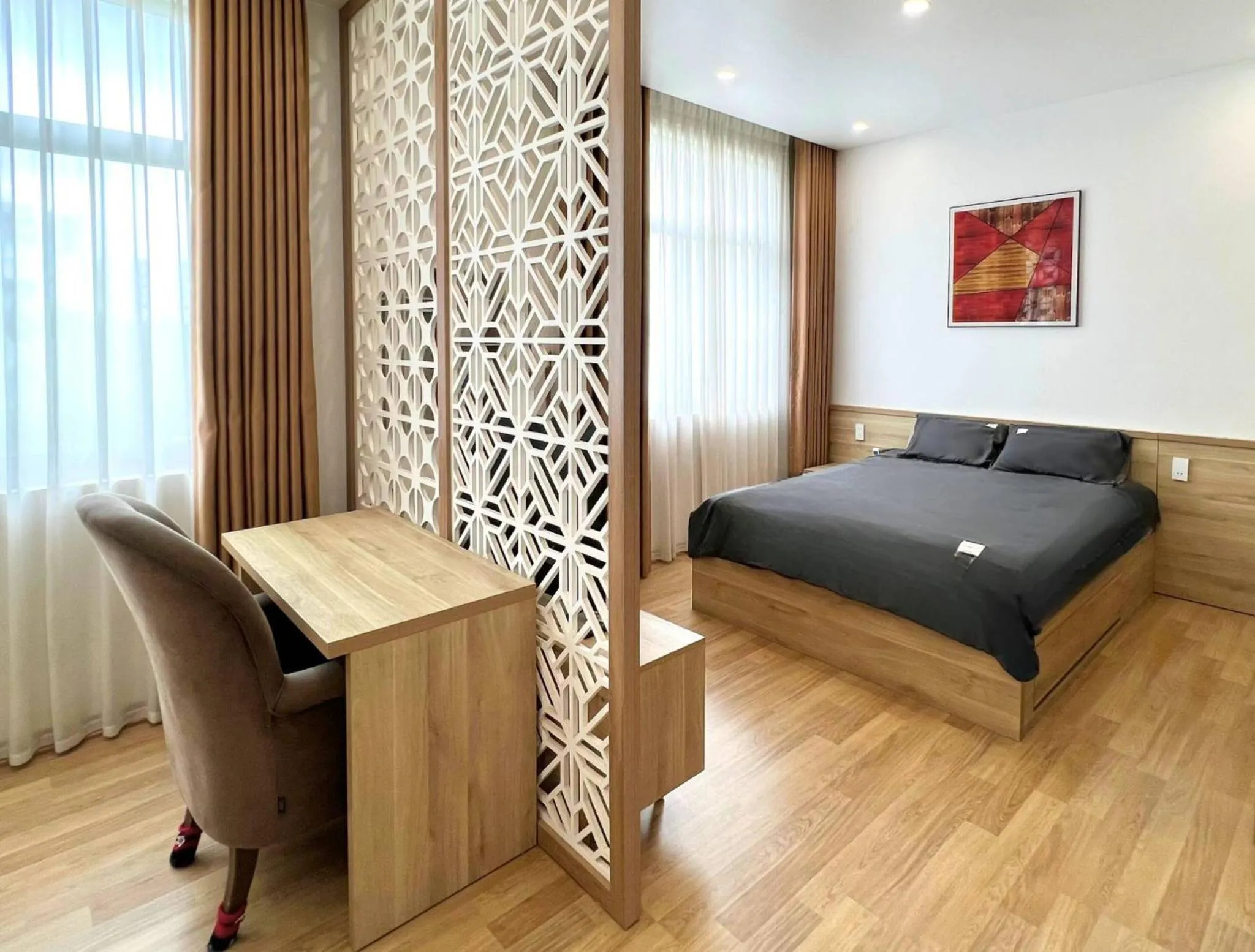Bed in Merci Vinhomes Marina Hai Phong