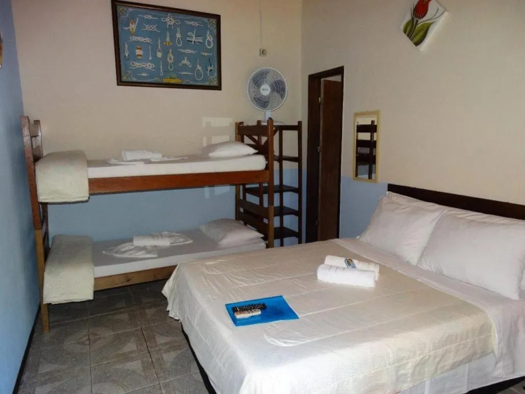 Bed in Pousada Refúgio Do Capitão