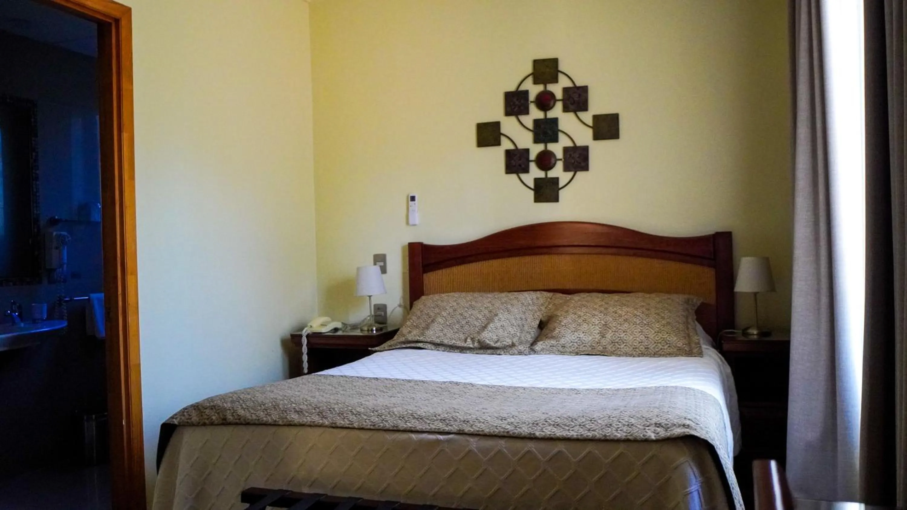 Decorative detail, Bed in Hotel Ontiveros