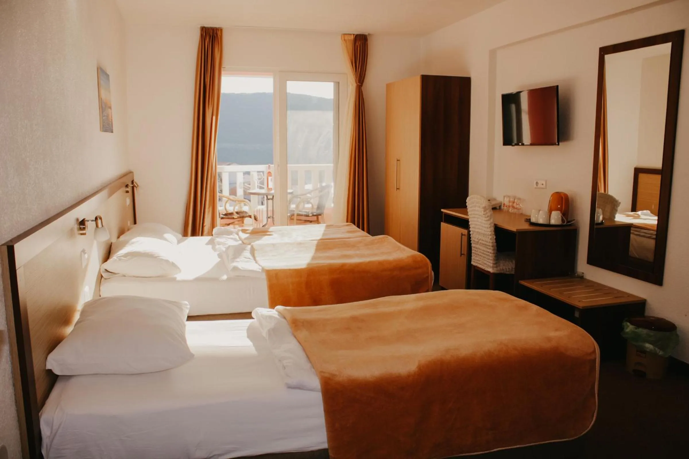 Bed in Hotel Villa Matic