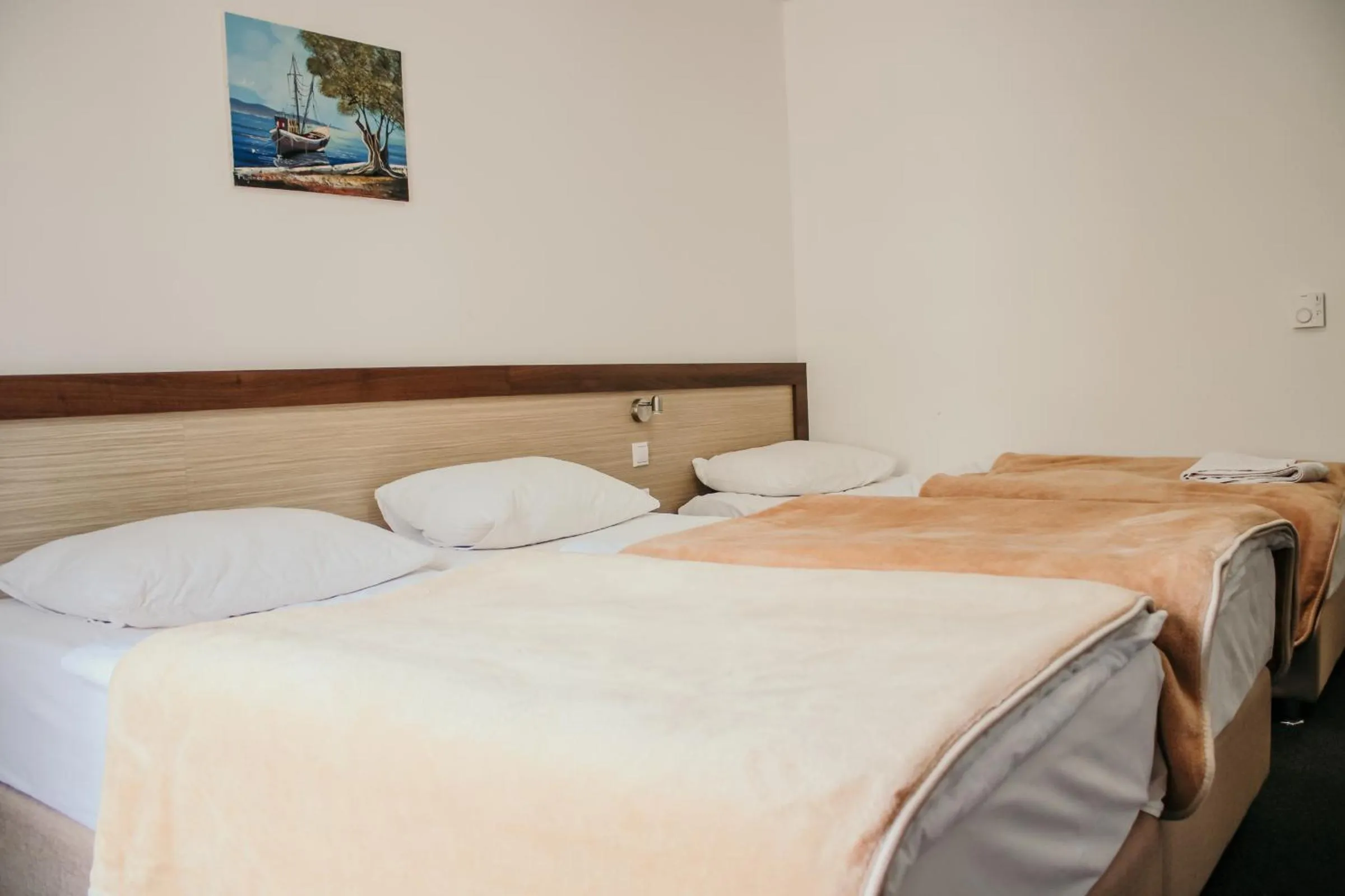 Bed in Hotel Villa Matic