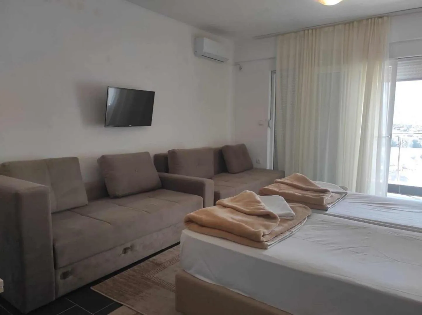 Bed in Hotel Villa Matic