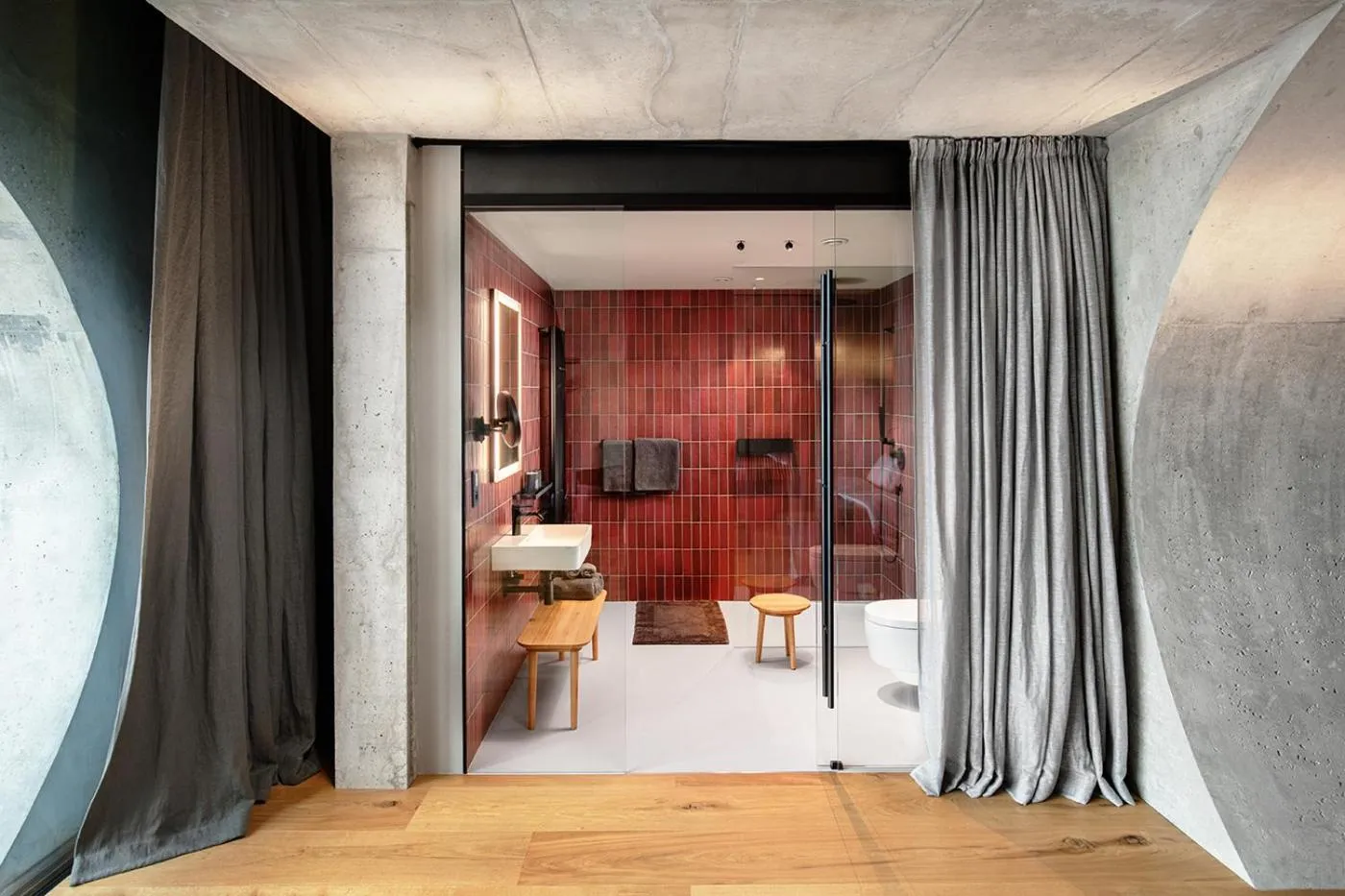 Bathroom in Gurdau vinařství