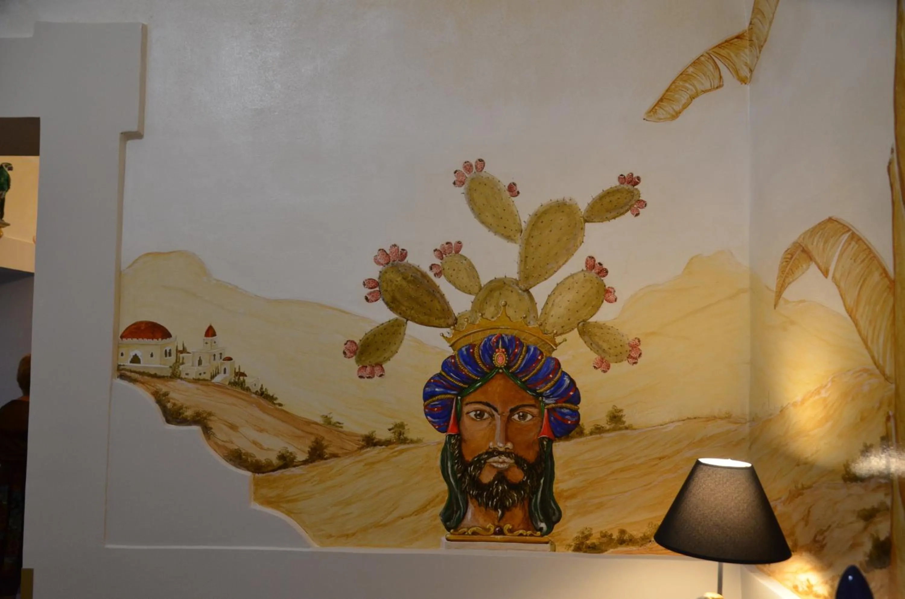 Decorative detail in Il Moresco Catania