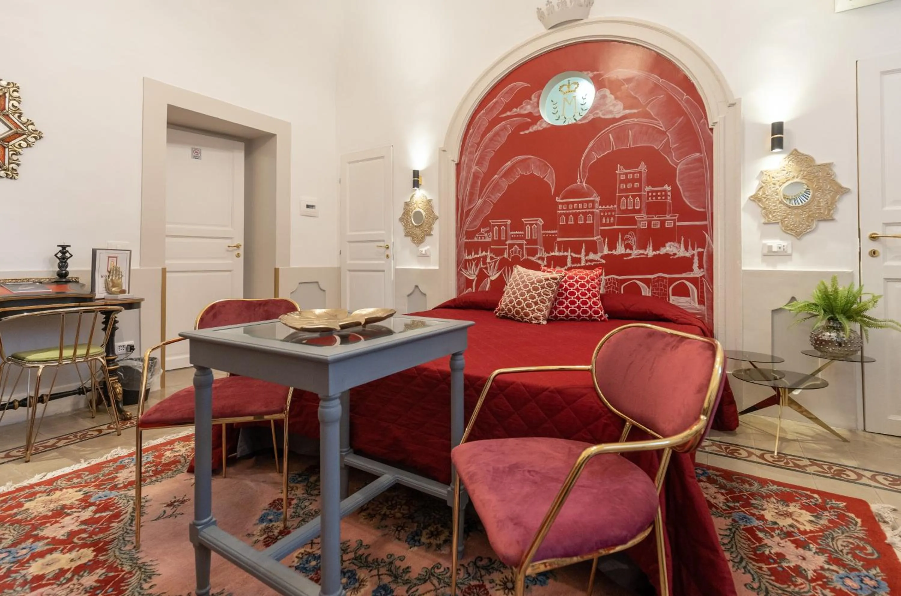 Seating area in Il Moresco Catania