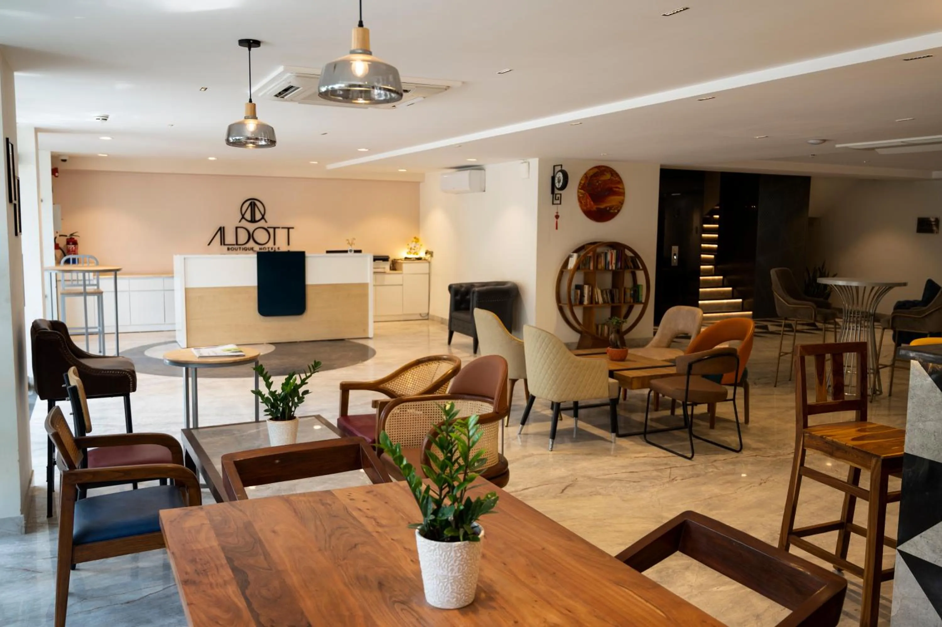 Seating area in The Aldott Cyber City