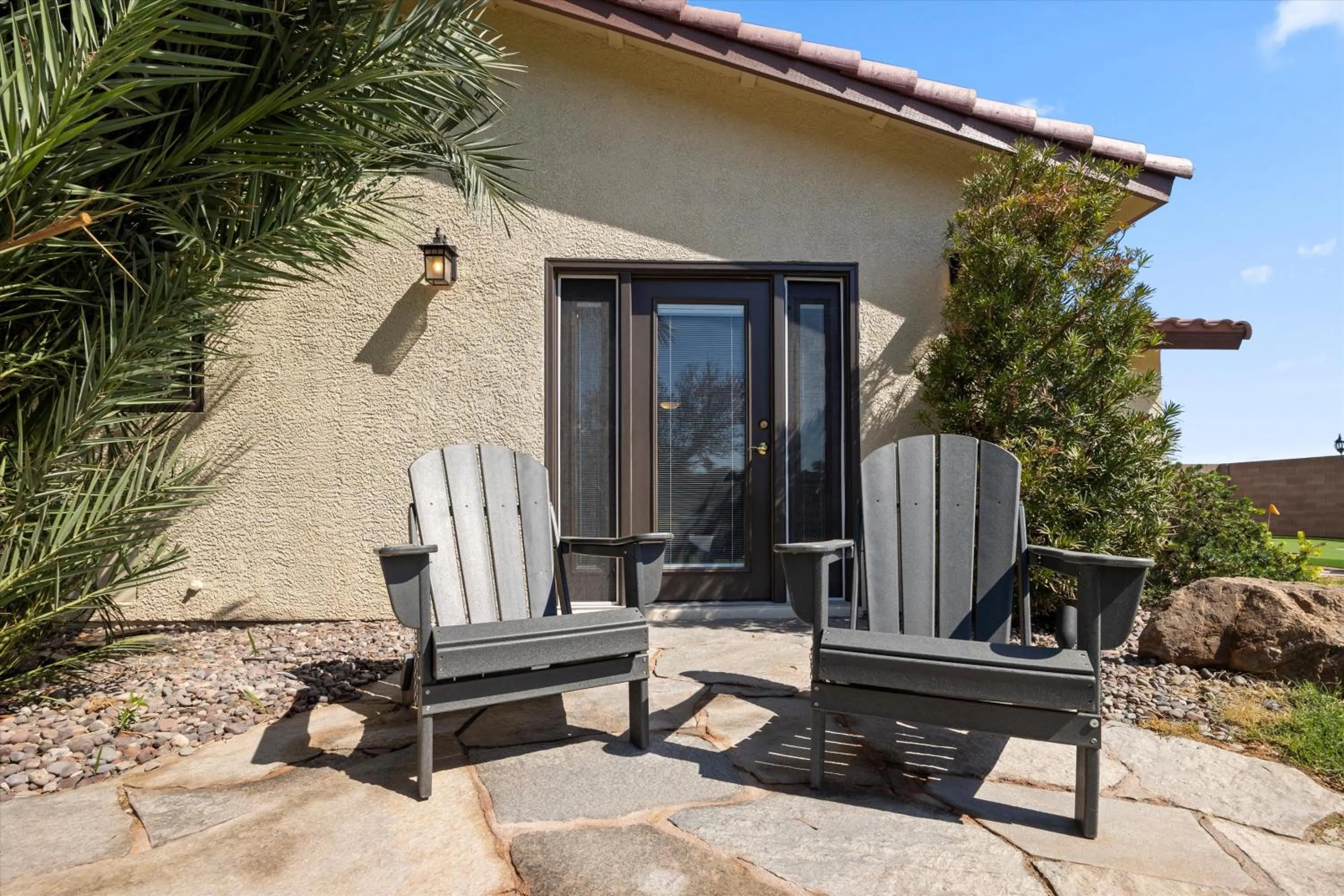 Patio in Luxury villa with pool and spa