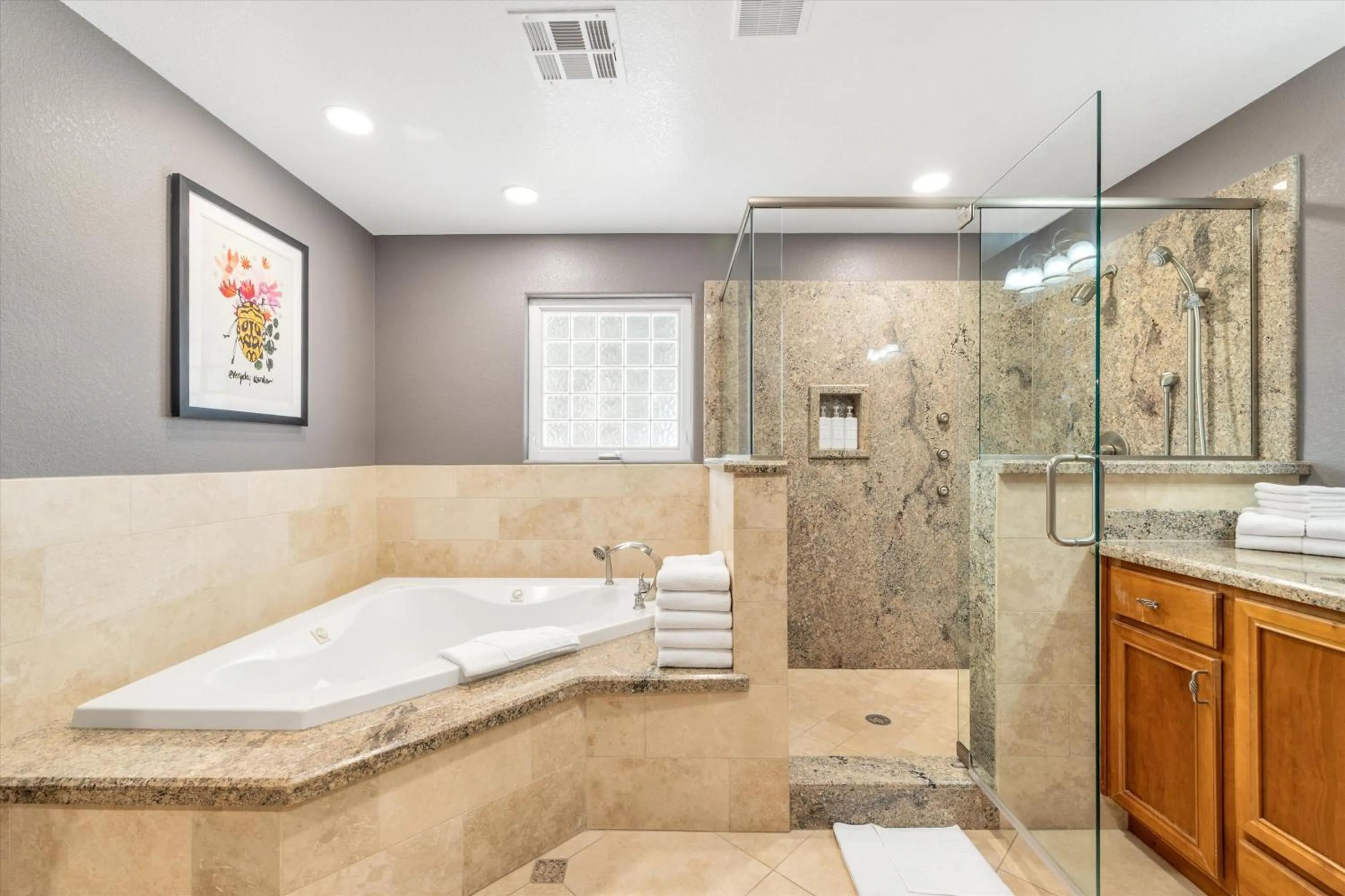 Shower in Luxury villa with pool and spa