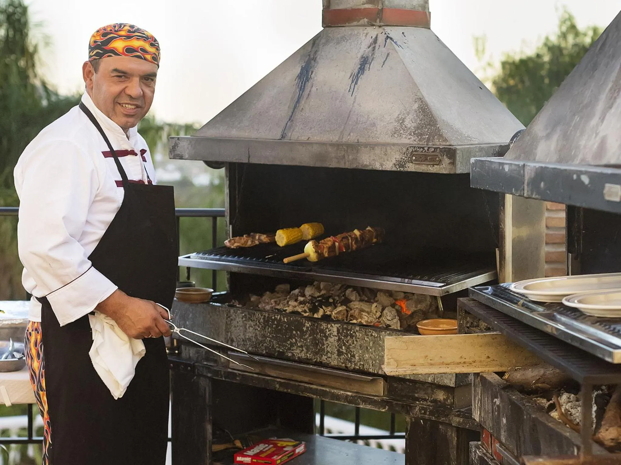 BBQ facilities in Hotel y Bungalows Balcón de Competa