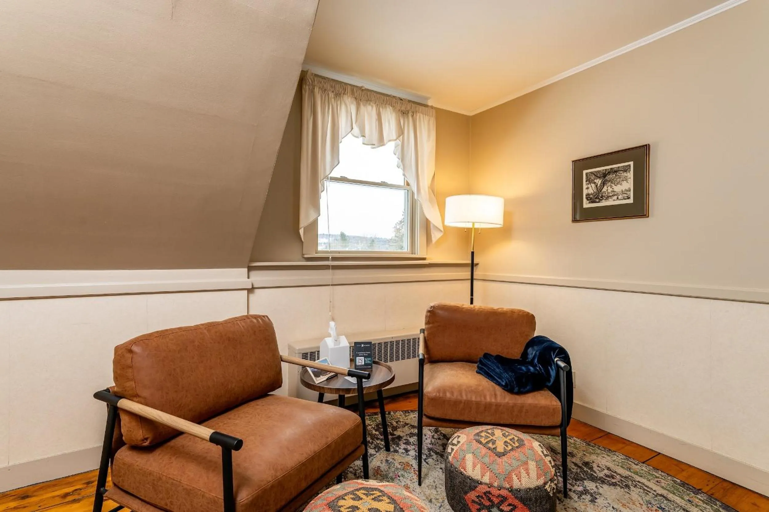 Seating area in Brass Lantern Inn