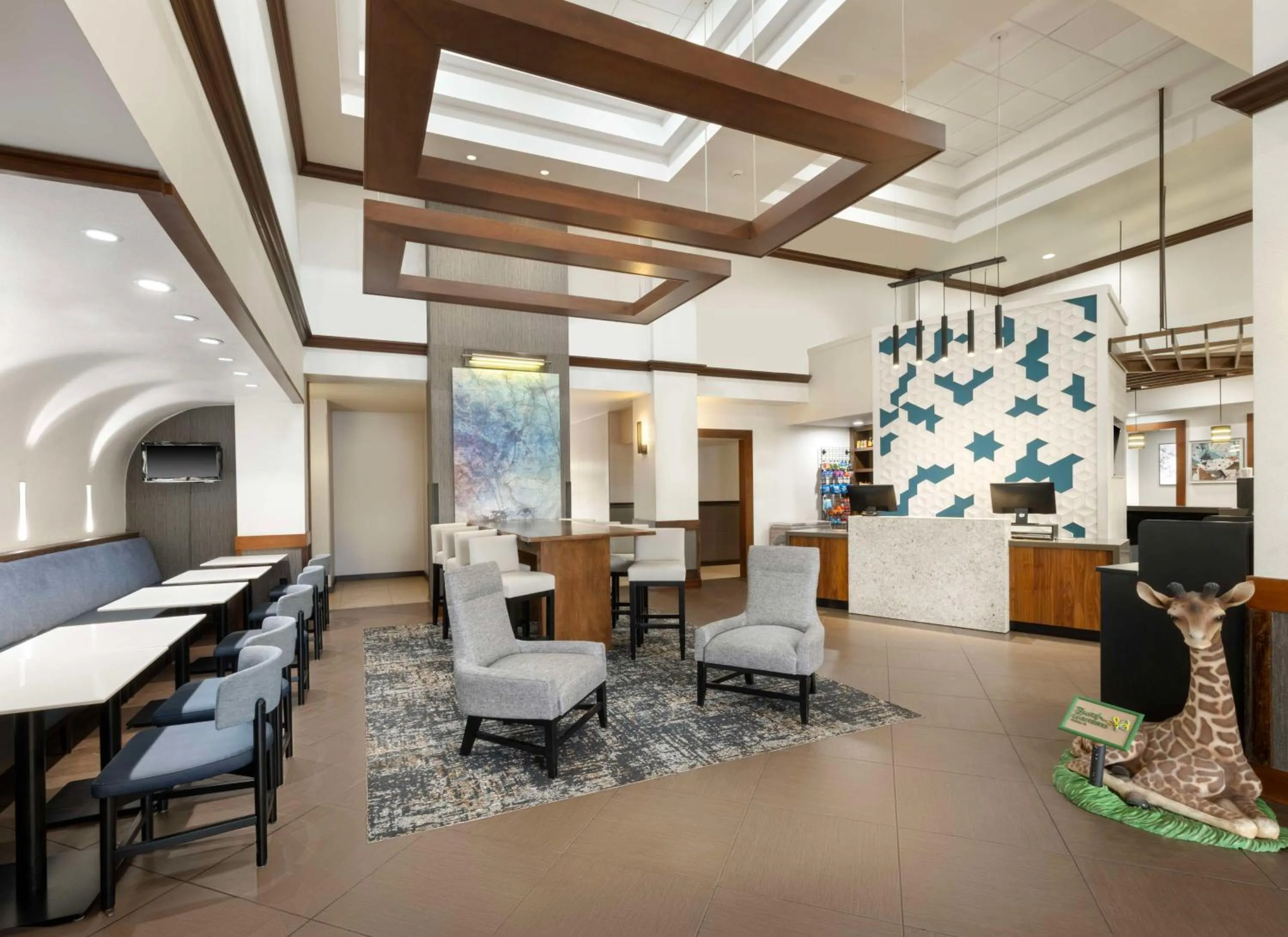 Lobby or reception in Hyatt Place Tampa Busch Gardens