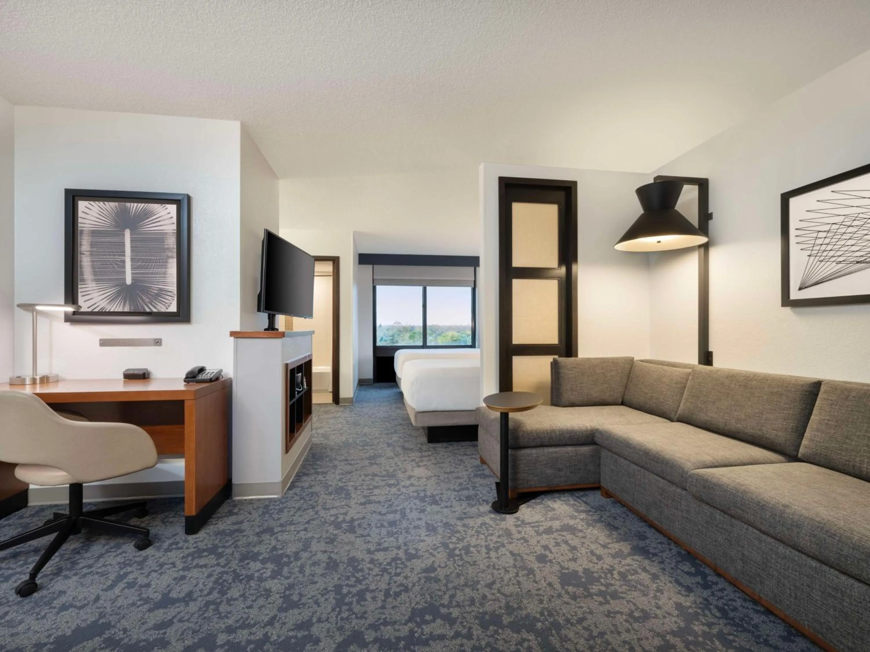 Photo of the whole room in Hyatt Place Tampa Busch Gardens