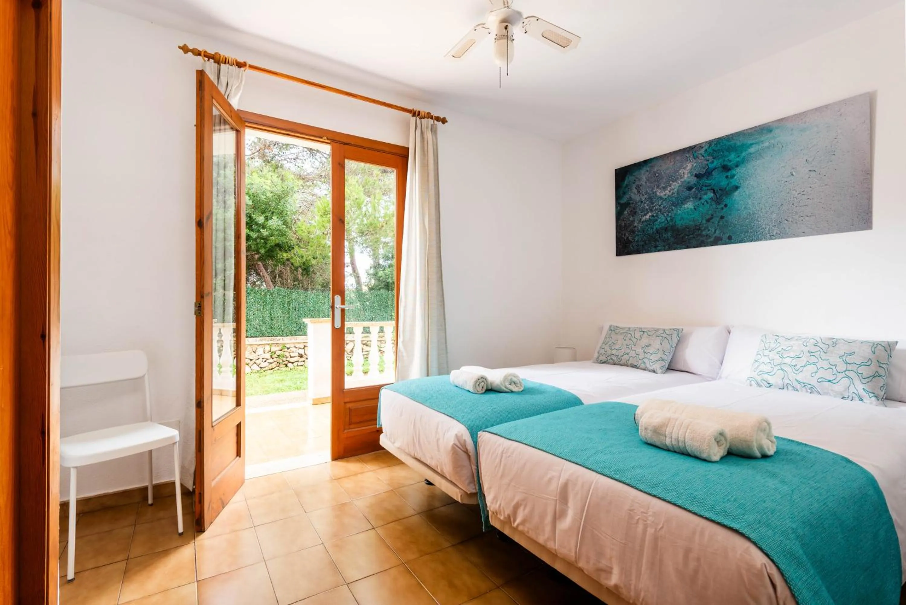 Bed in Apartamentos Mar Blanca by Mauter Villas