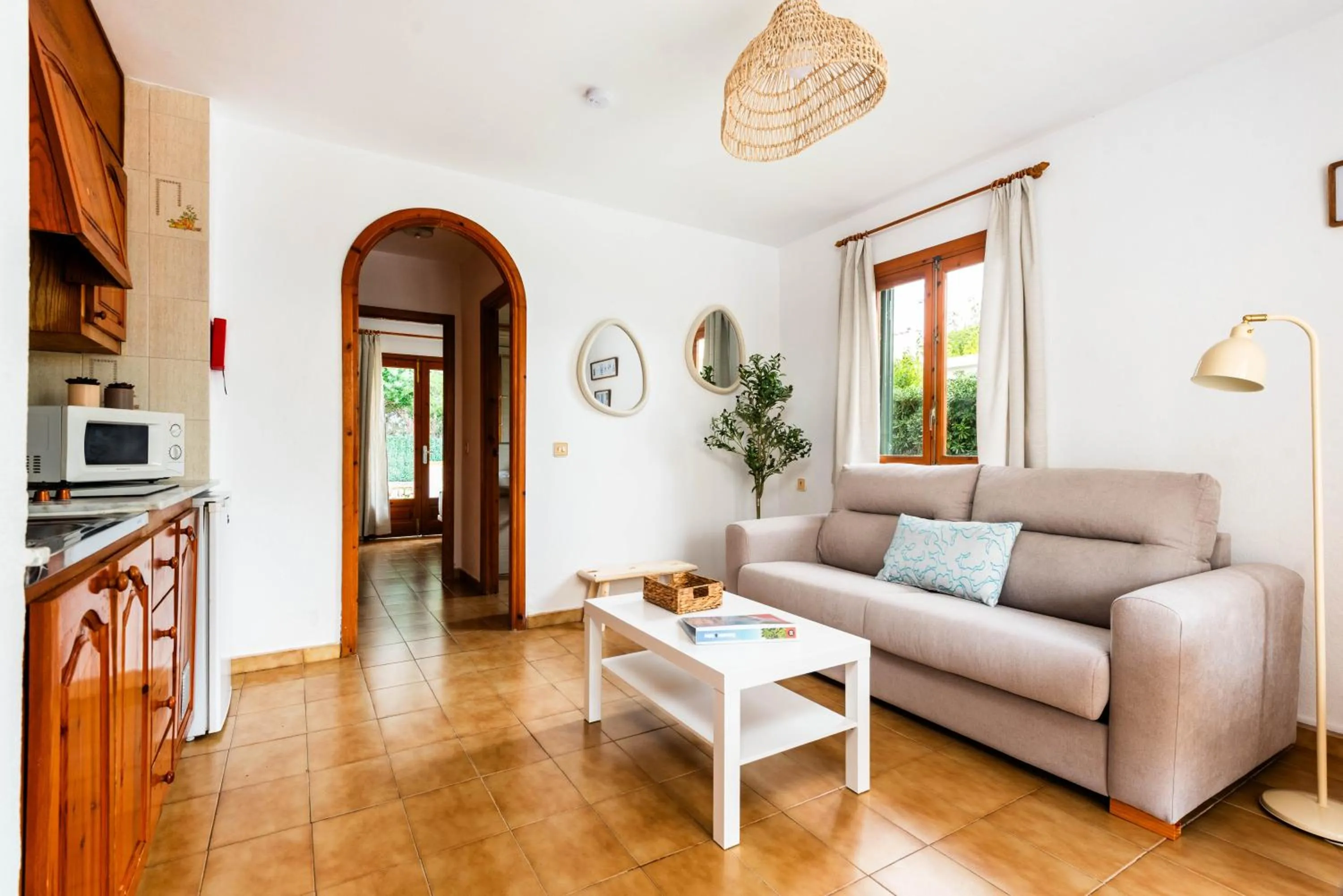 TV and multimedia in Apartamentos Mar Blanca by Mauter Villas