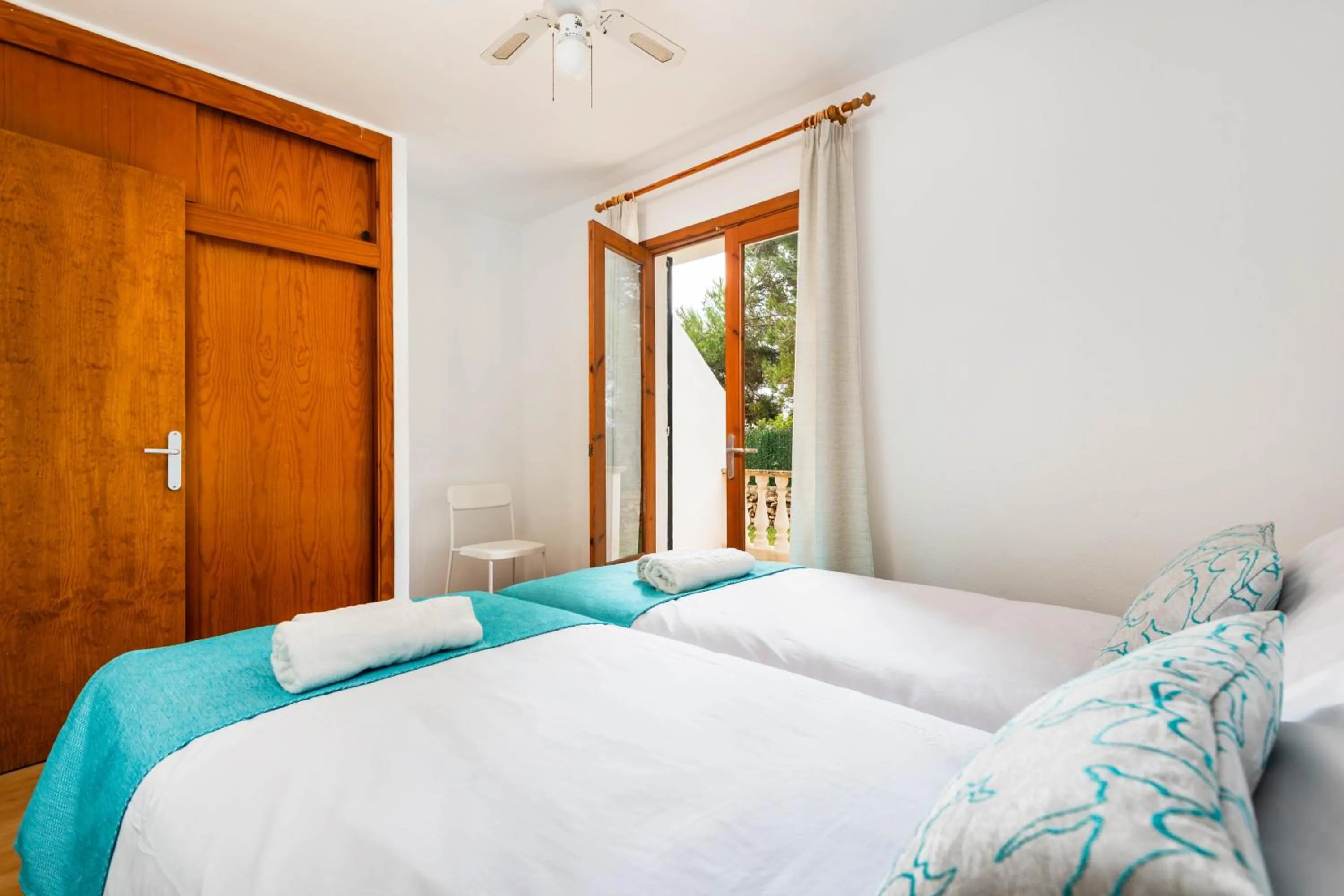 Bed in Apartamentos Mar Blanca by Mauter Villas