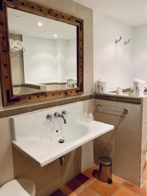 Bathroom in La Figuerola Hotel & Restaurant
