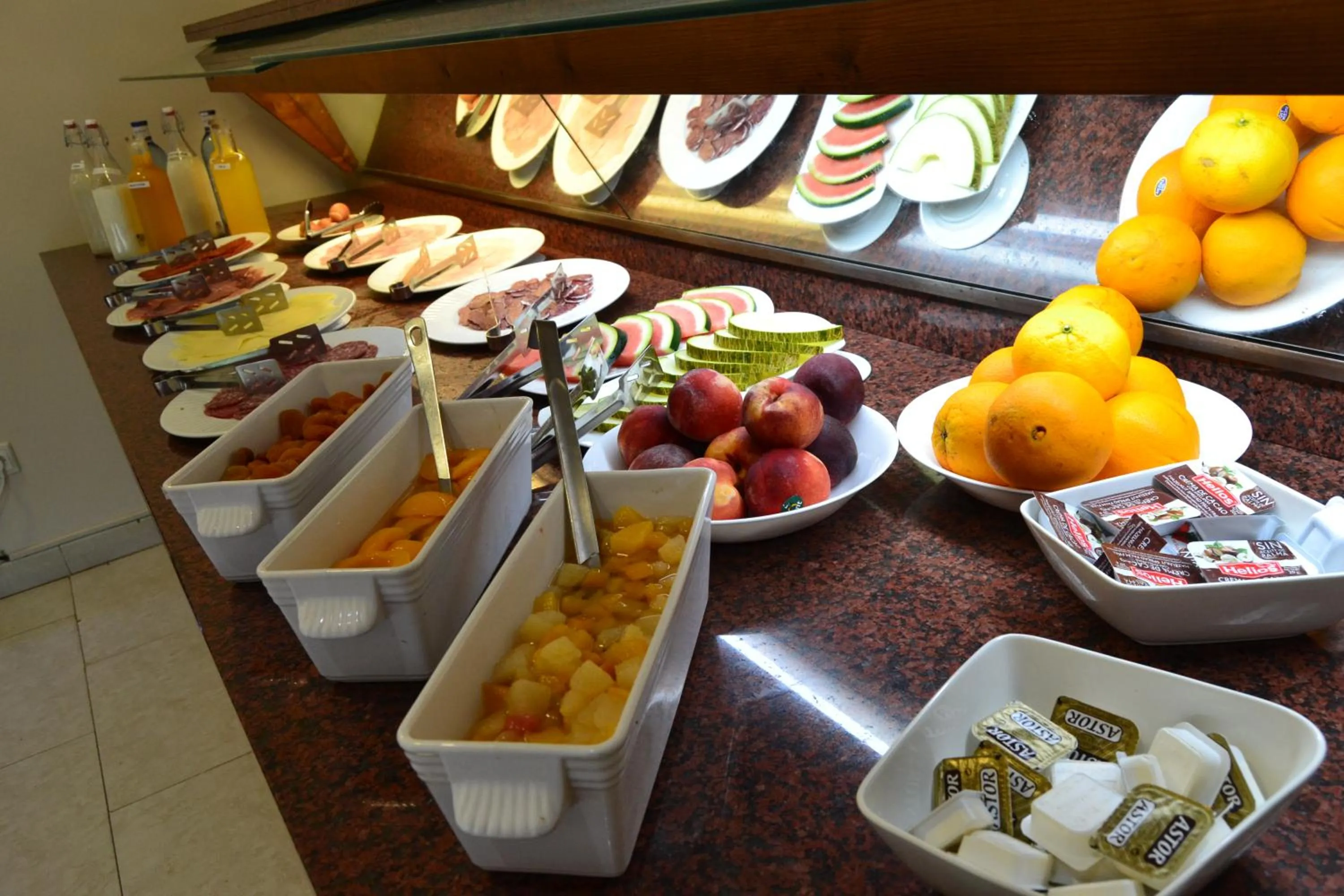 Buffet breakfast in La Figuerola Hotel & Restaurant