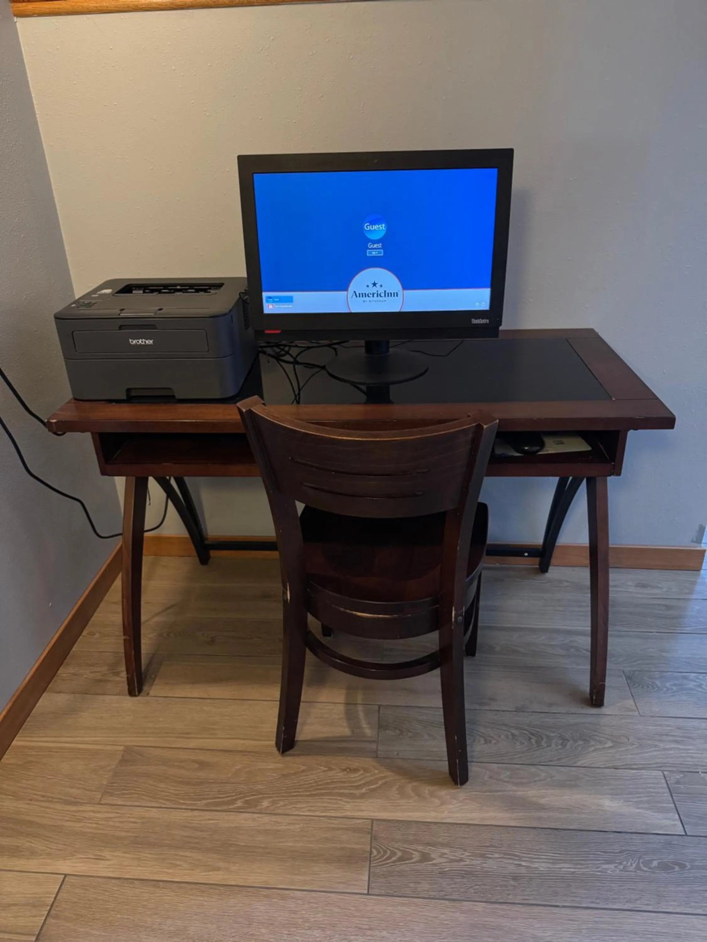 Fitness centre/facilities in AmericInn by Wyndham Rice Lake