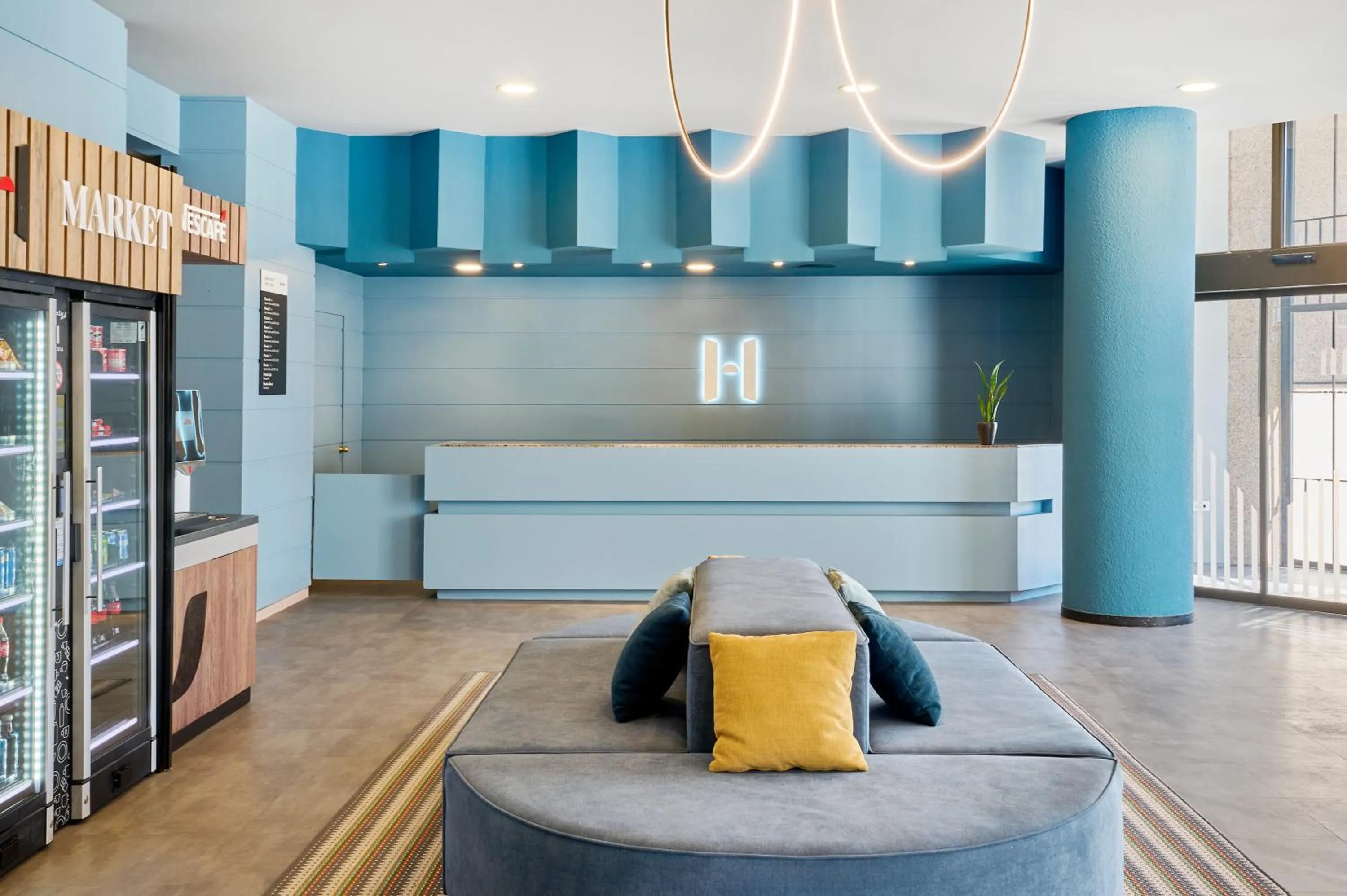Lobby or reception in Hesperia Sant Joan