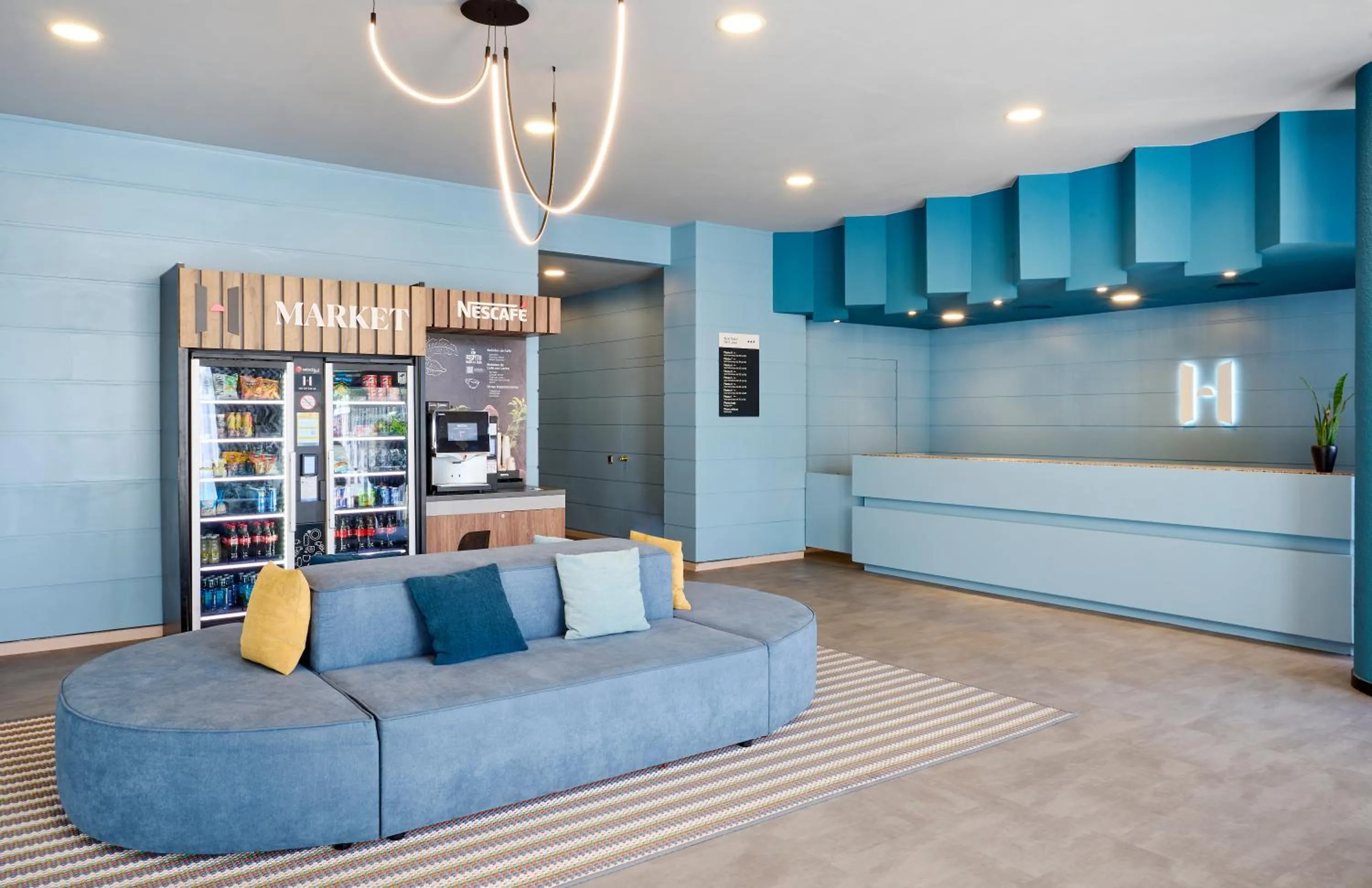 Lobby or reception in Hesperia Sant Joan