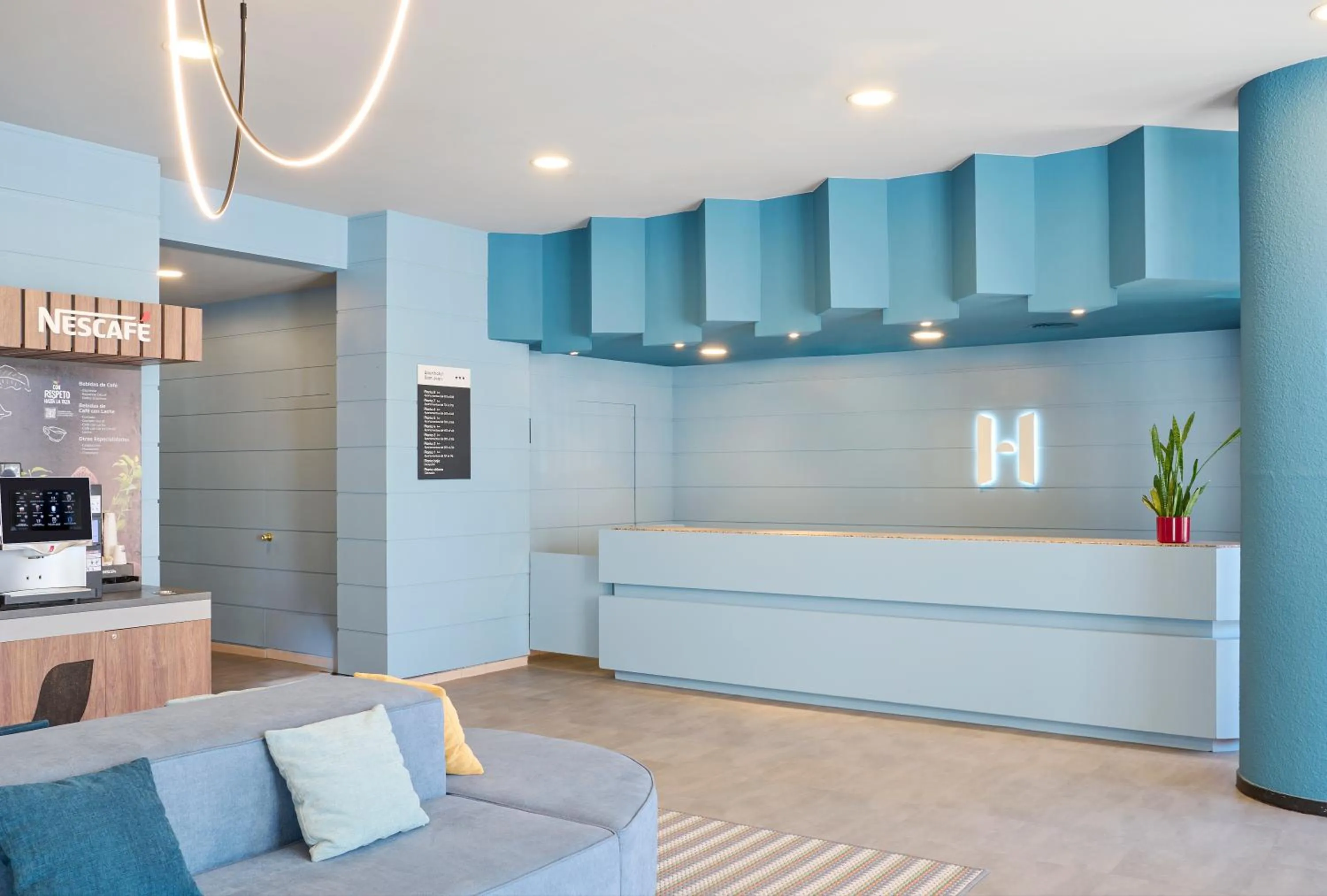 Lobby or reception in Hesperia Sant Joan