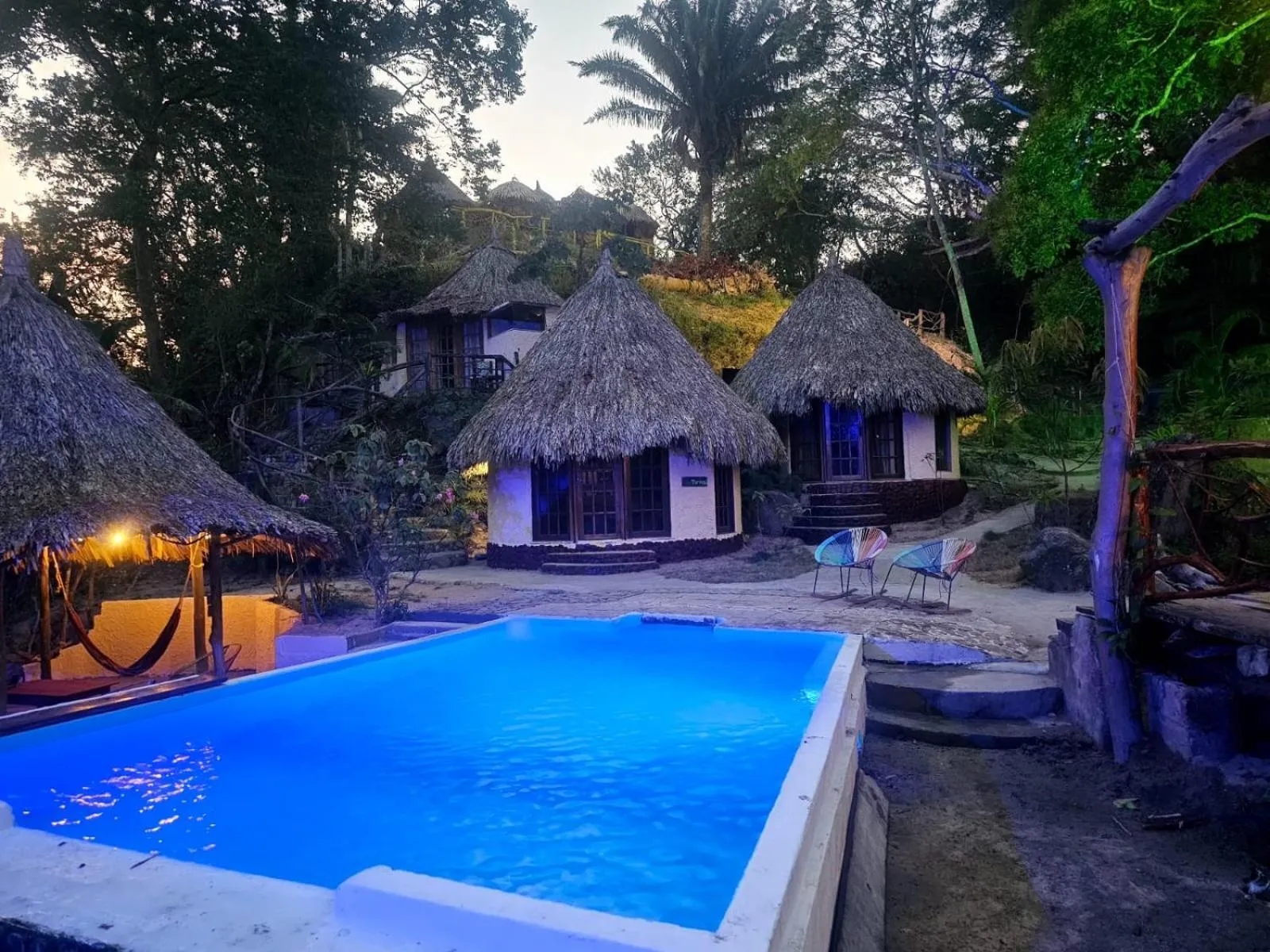 Garden view in Tawaca Ecohotel