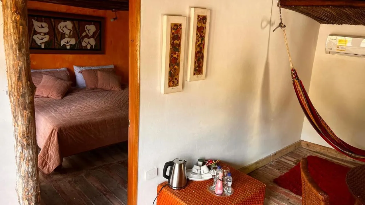 Bedroom, Bed in Tawaca Ecohotel