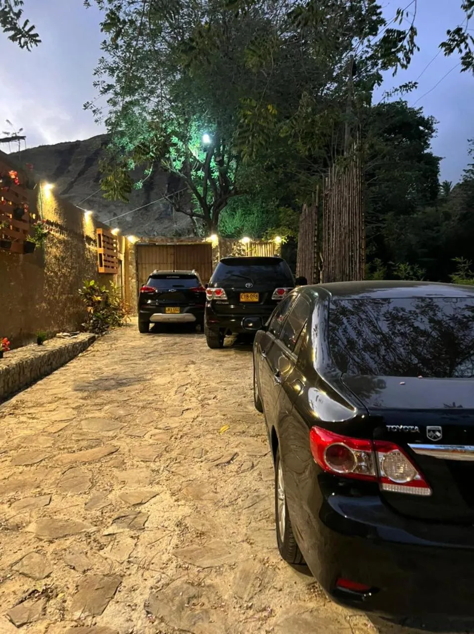Parking in Tawaca Ecohotel