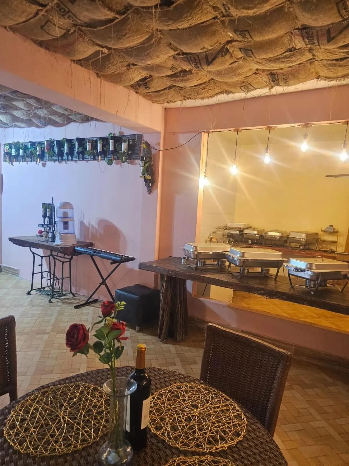 Dining area in Tawaca Ecohotel