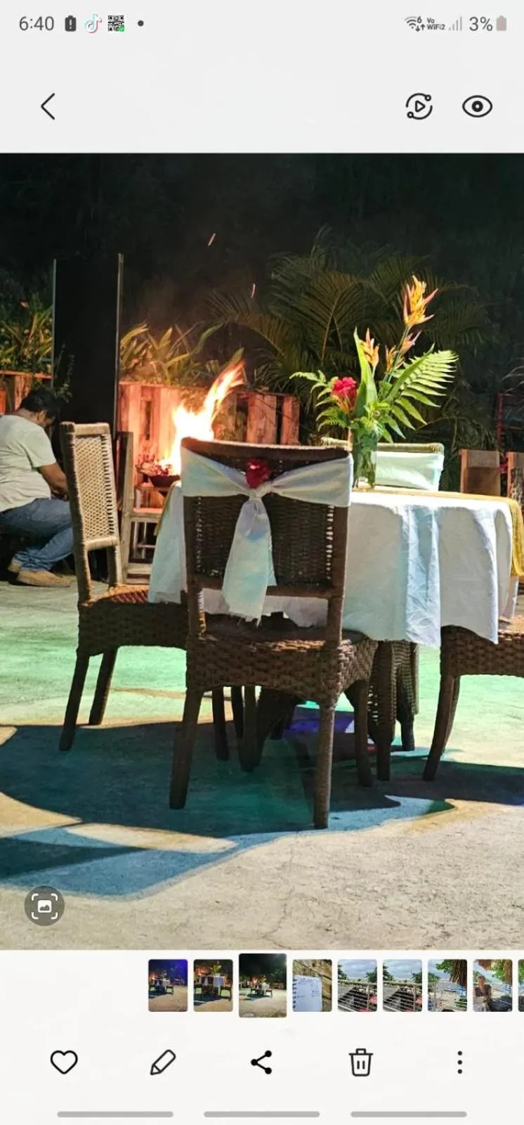 Dinner in Tawaca Ecohotel