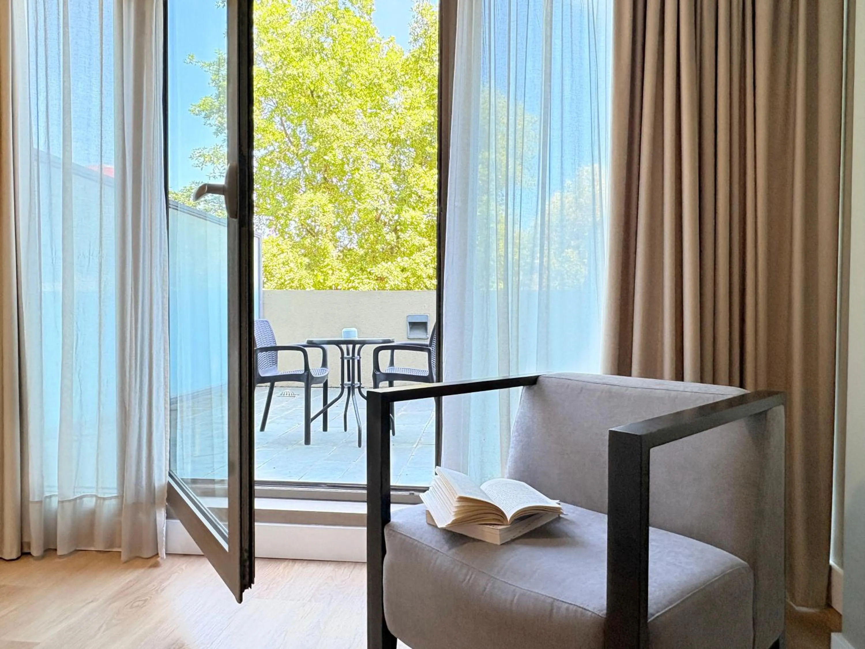 Balcony/Terrace in Eurohotel Barcelona Granvia Fira