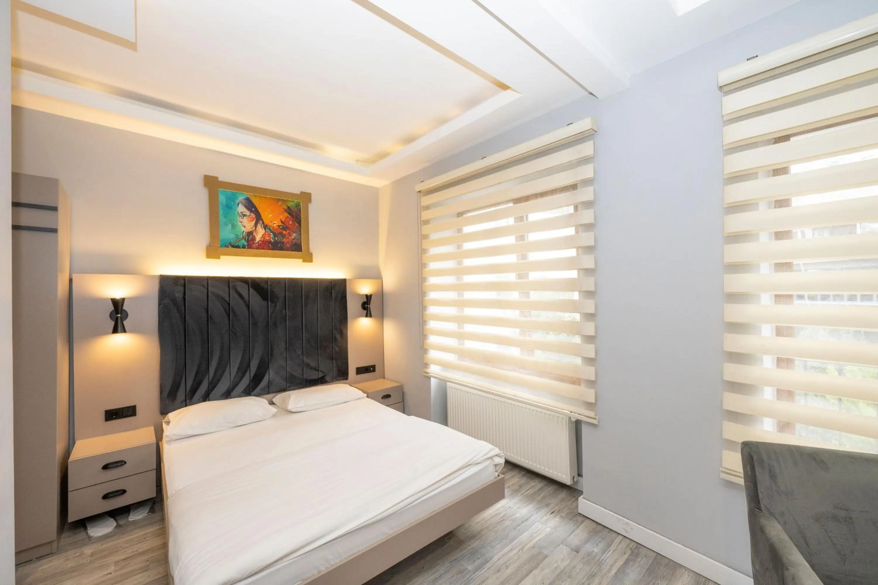 Bed in Cirrus Suites