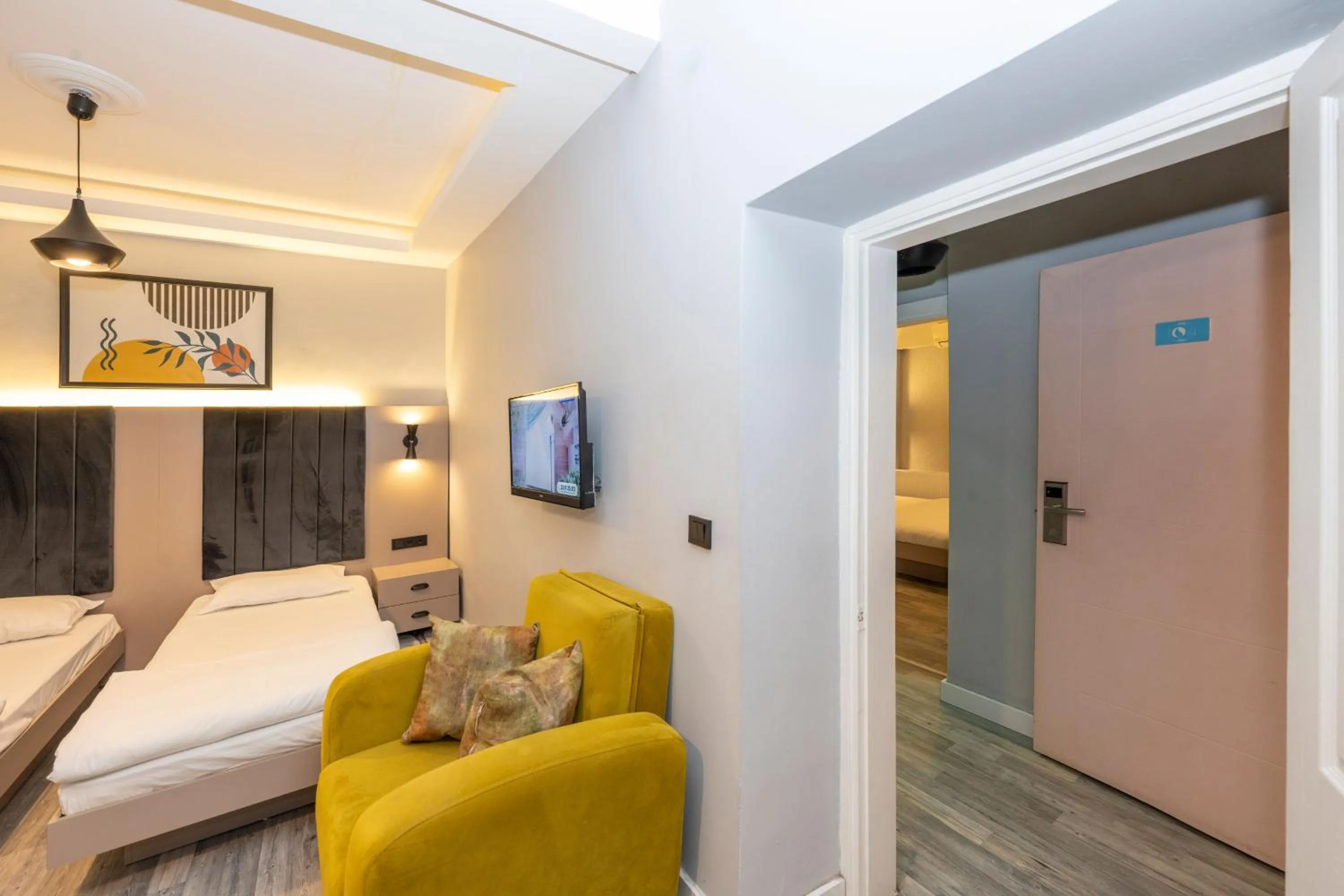 Bed in Cirrus Suites