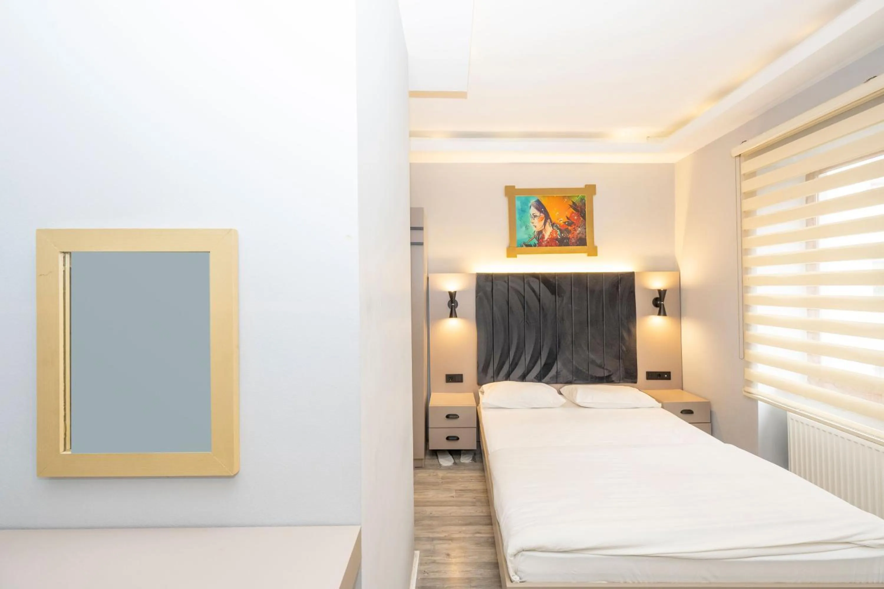 Bed in Cirrus Suites