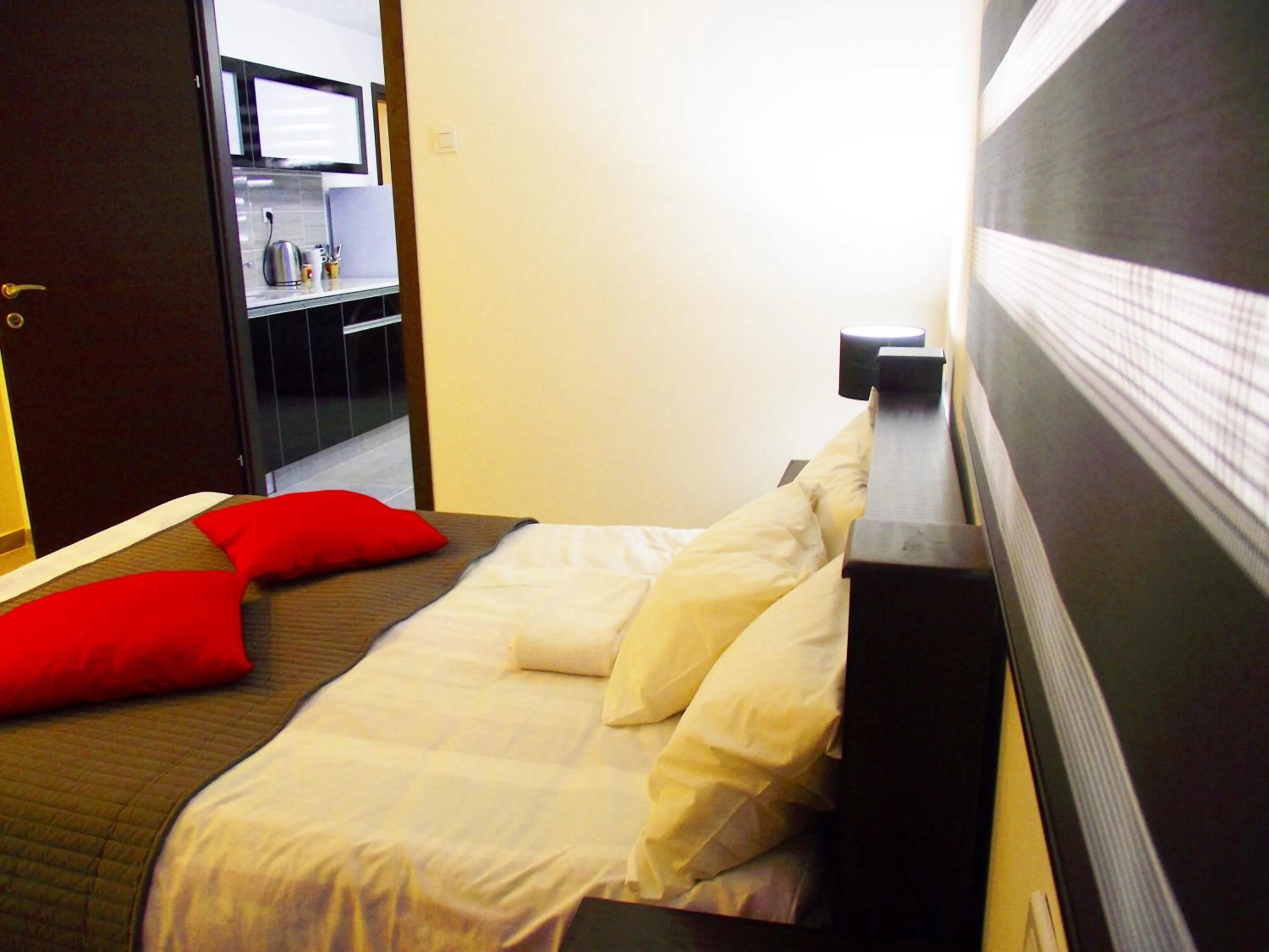 Bedroom, Bed in City Apartments