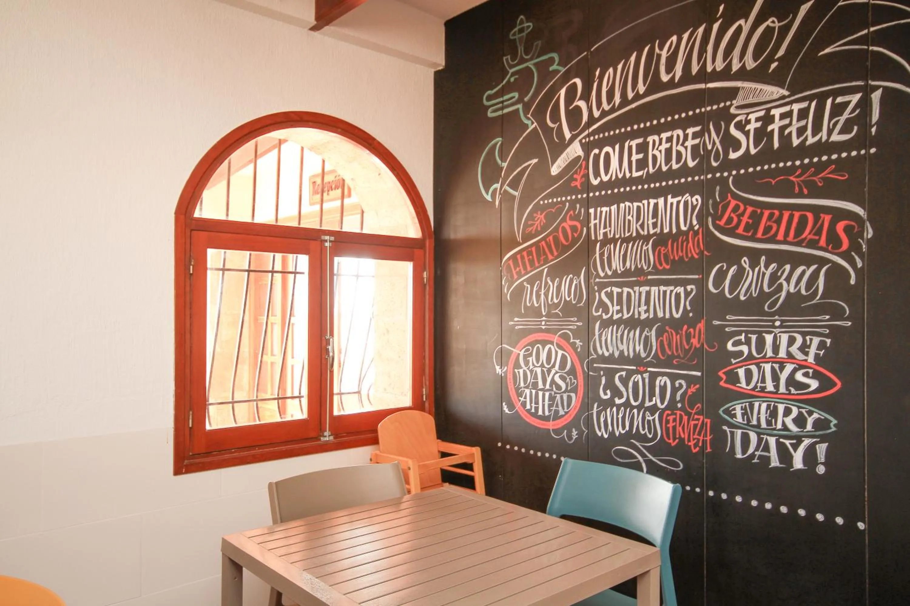 Decorative detail in Hostal San Juan