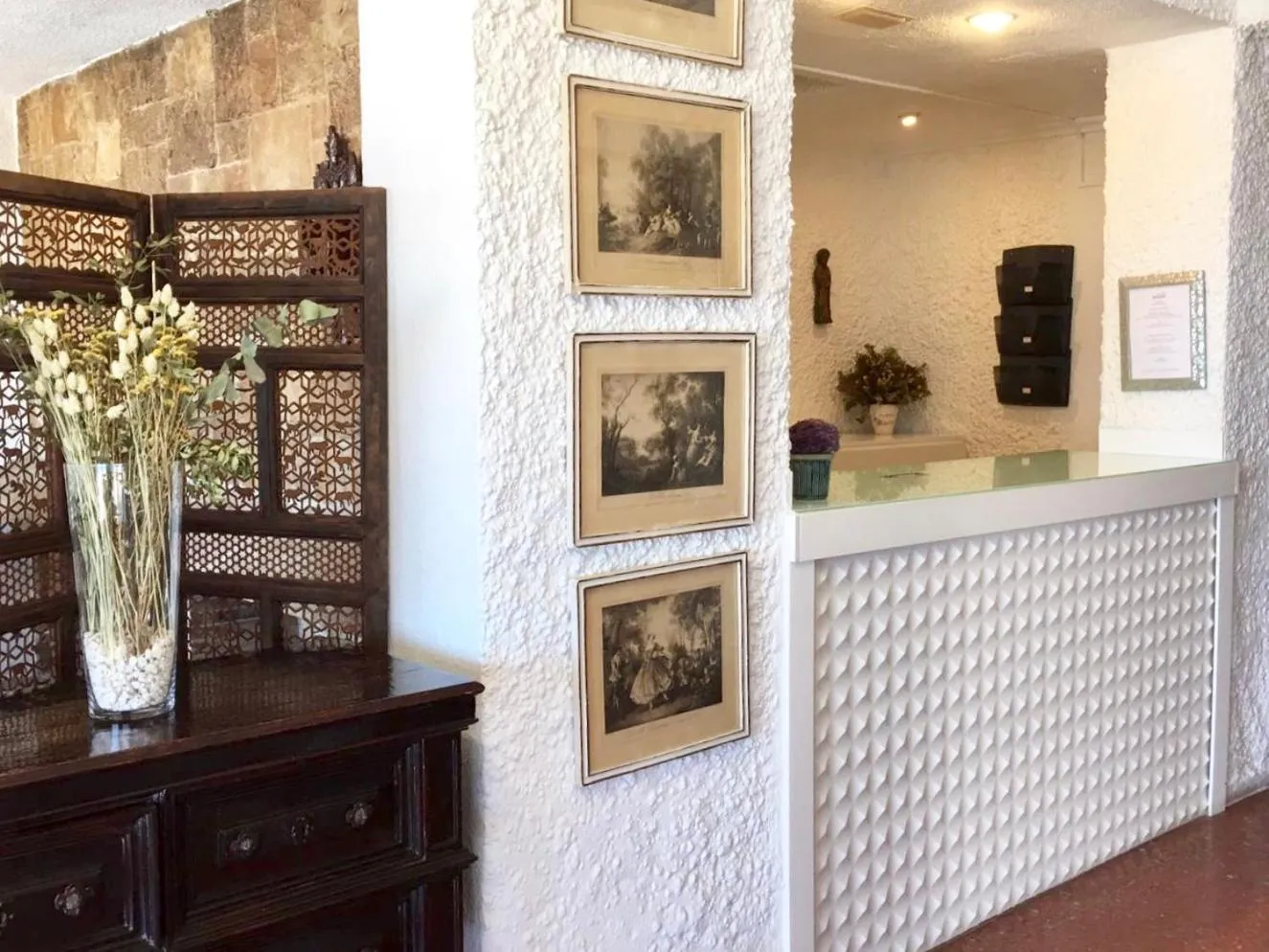 Lobby or reception in Hostal San Juan