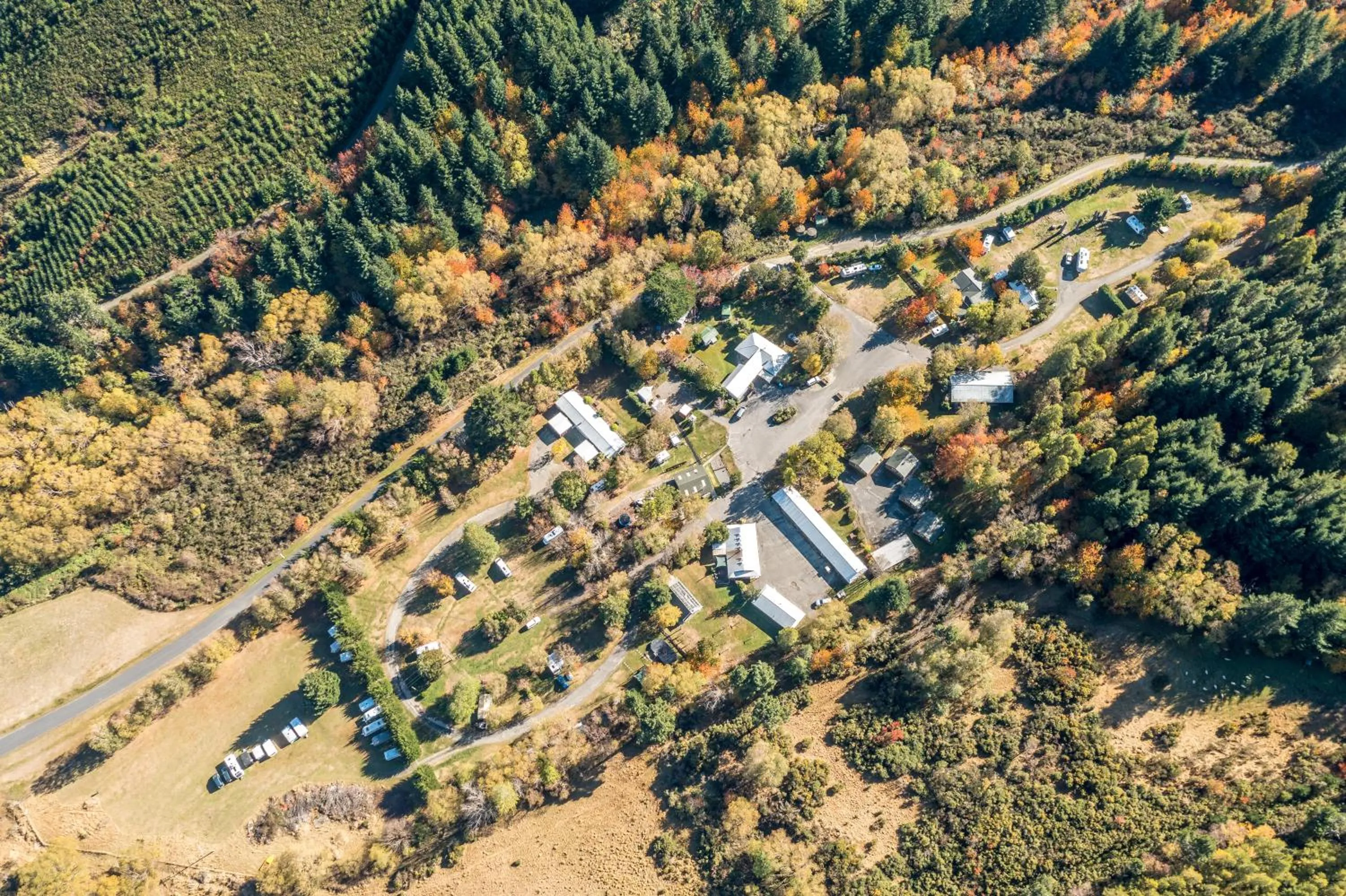Garden in Alpine Adventure Holiday Park