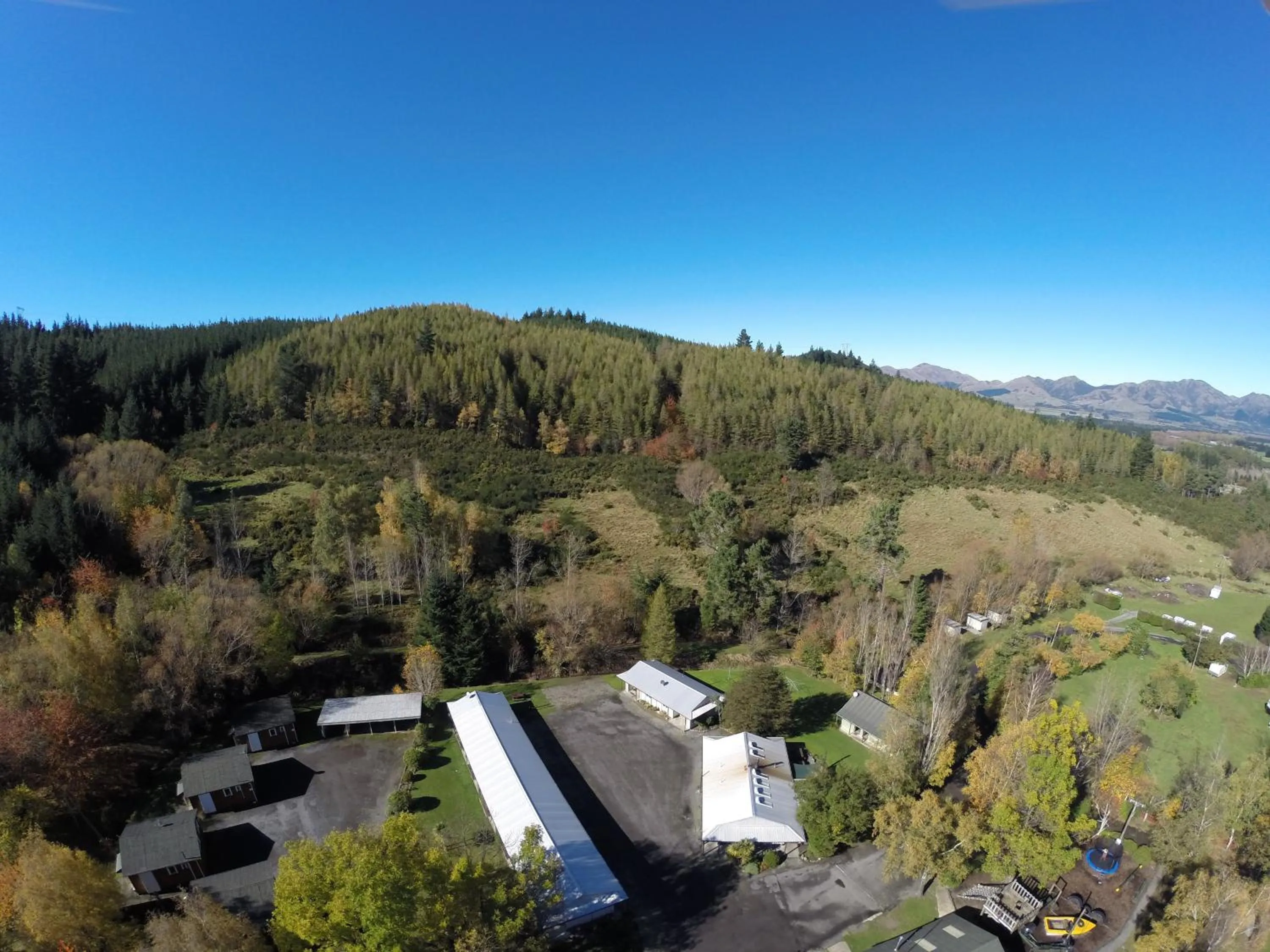 Bird's eye view in Alpine Adventure Holiday Park