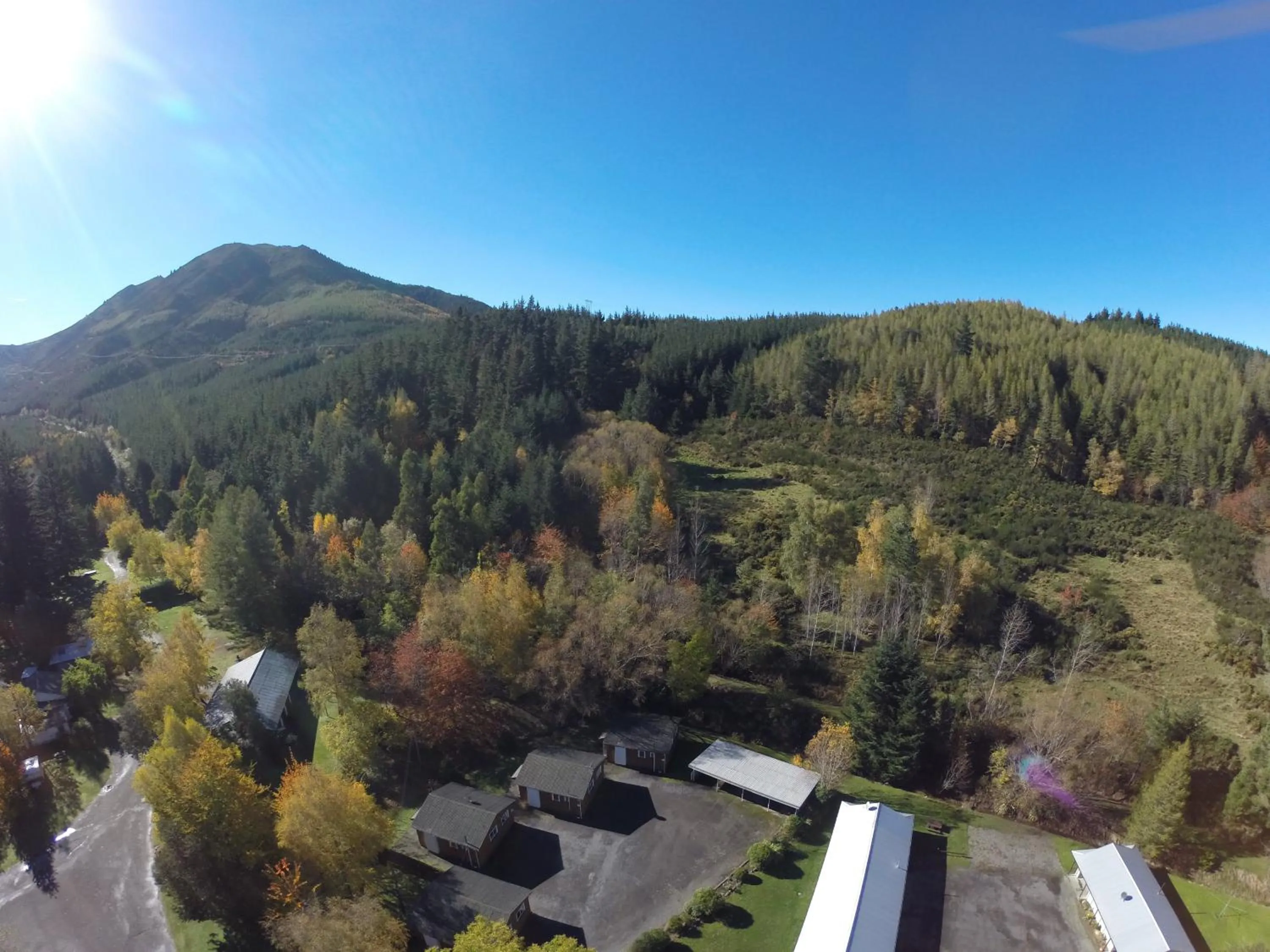 Bird's eye view in Alpine Adventure Holiday Park