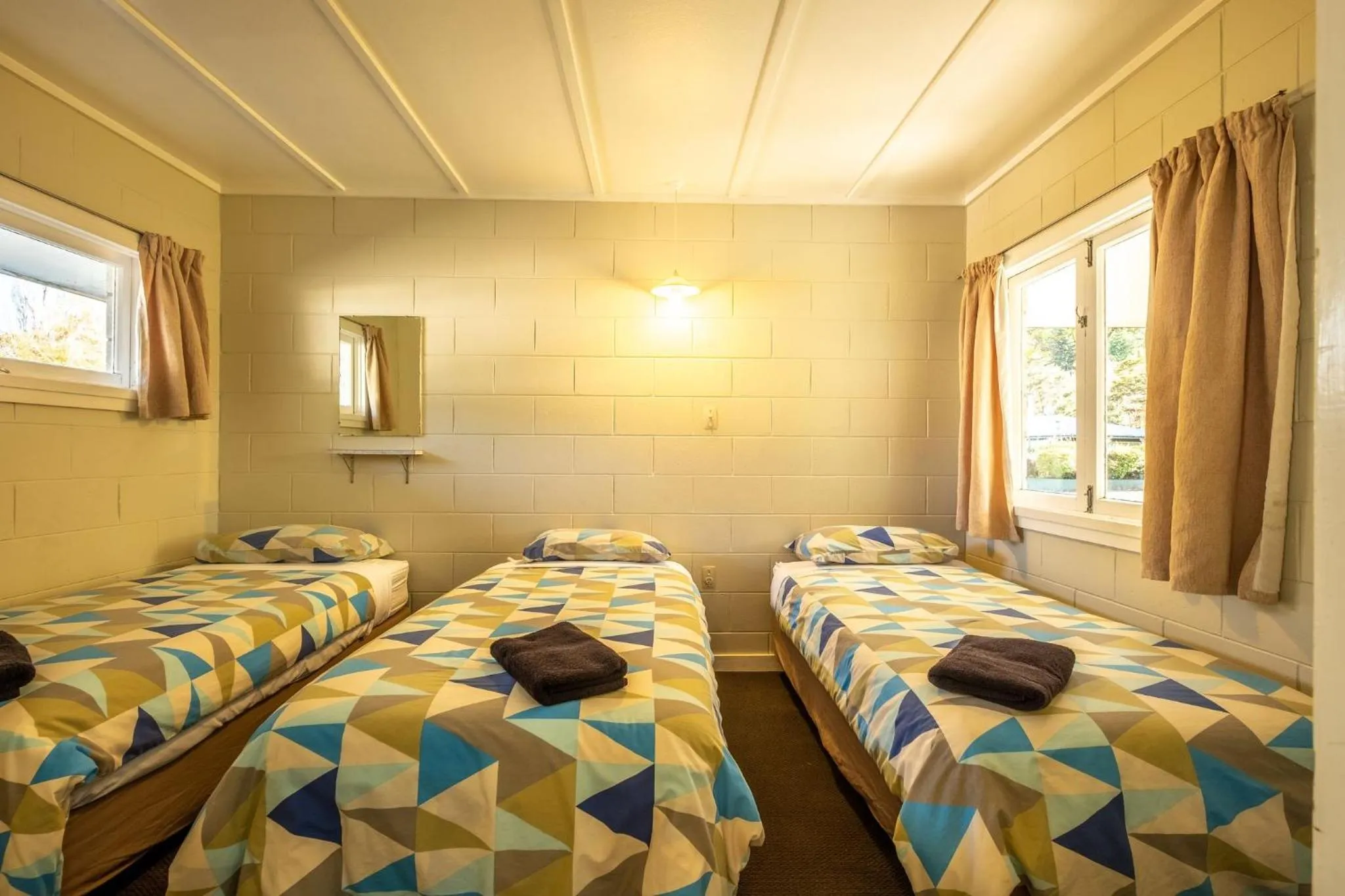 Bed in Alpine Adventure Holiday Park