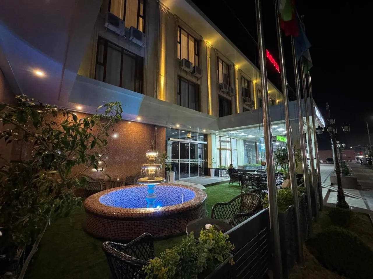 Facade/entrance in Khan Palace Hotel