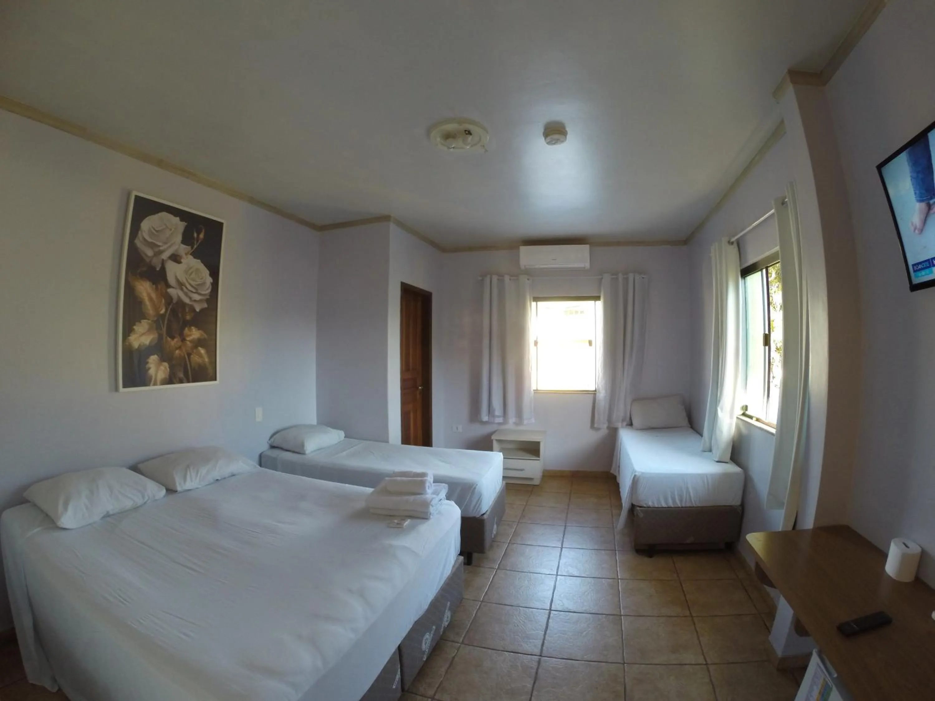 Bed in POUSADA EVELINA