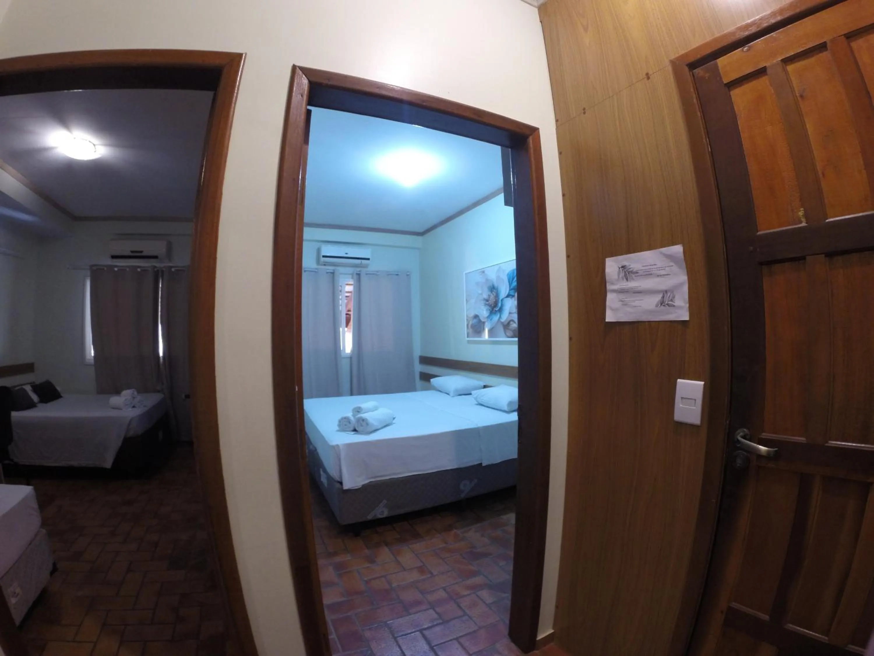 Bed in POUSADA EVELINA