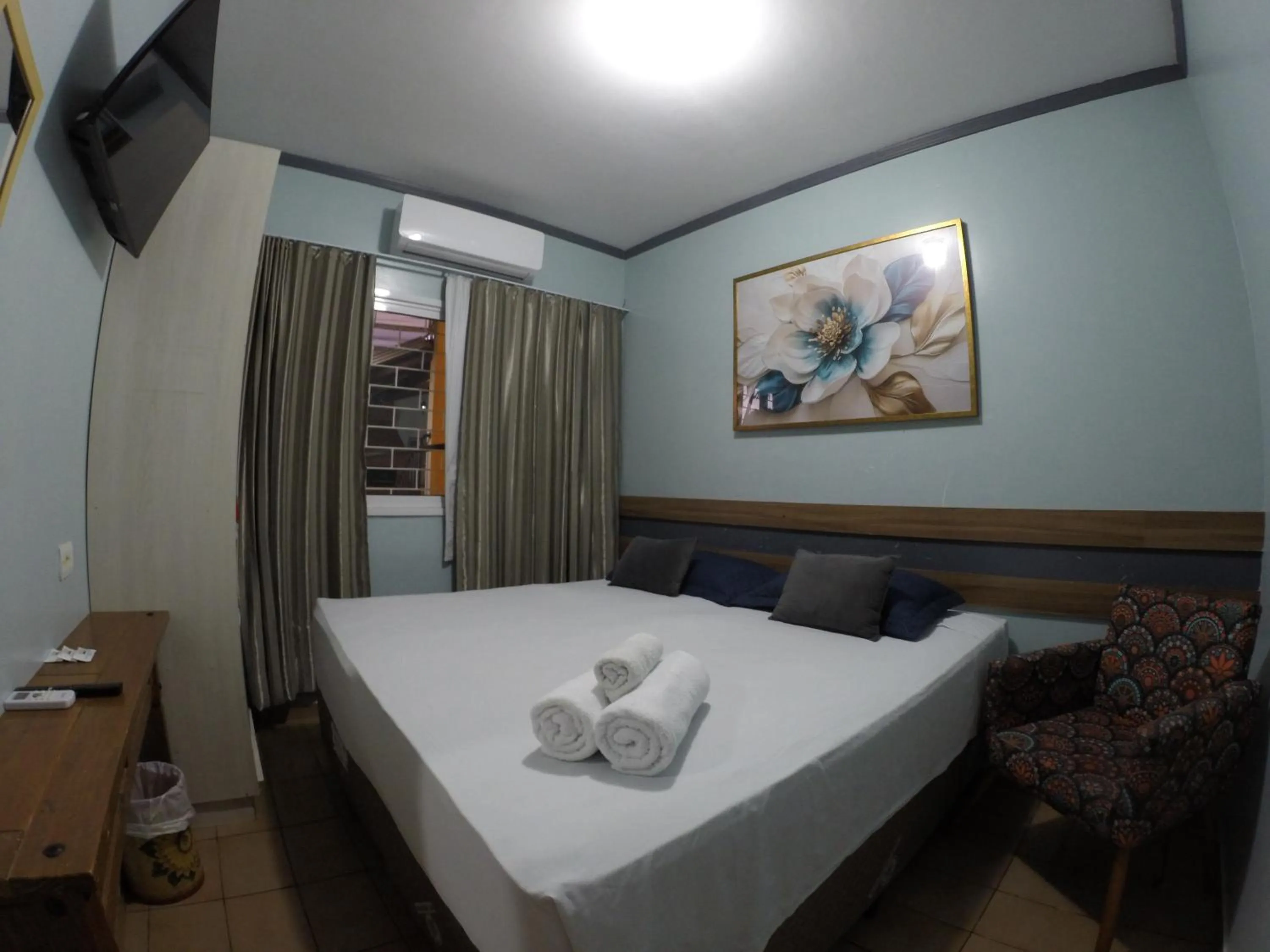 Bed in POUSADA EVELINA