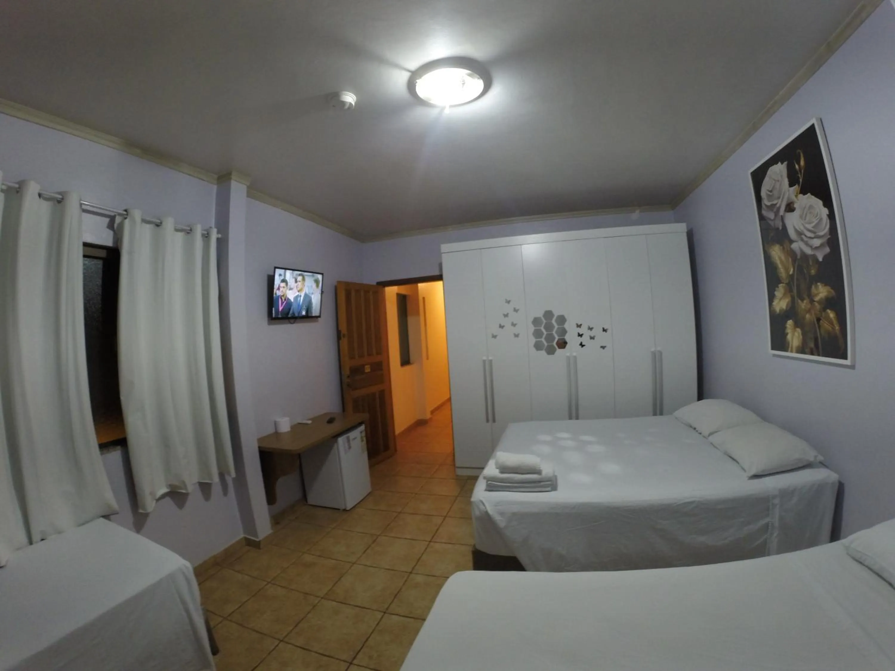 Bed in POUSADA EVELINA