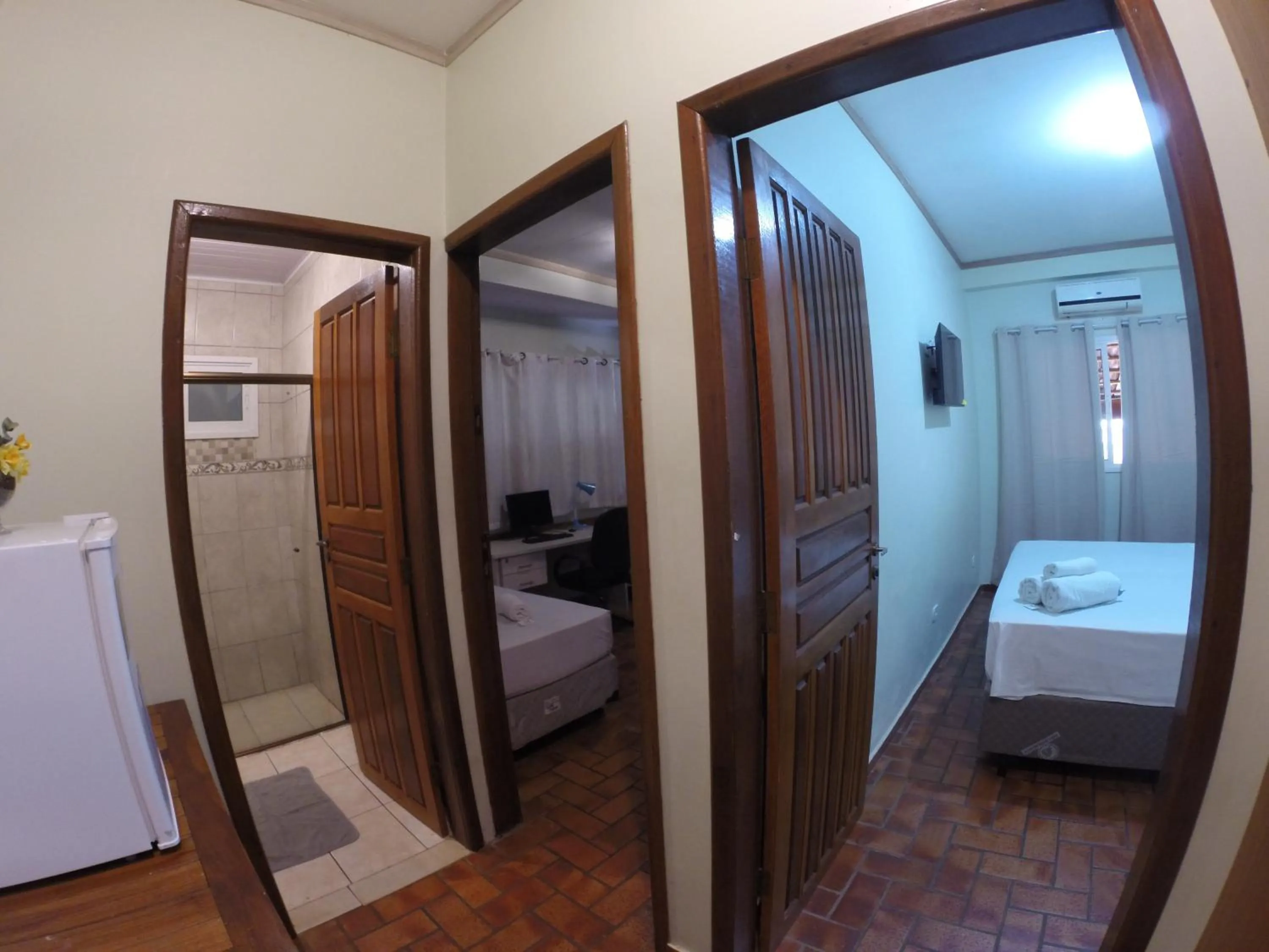 Bed in POUSADA EVELINA